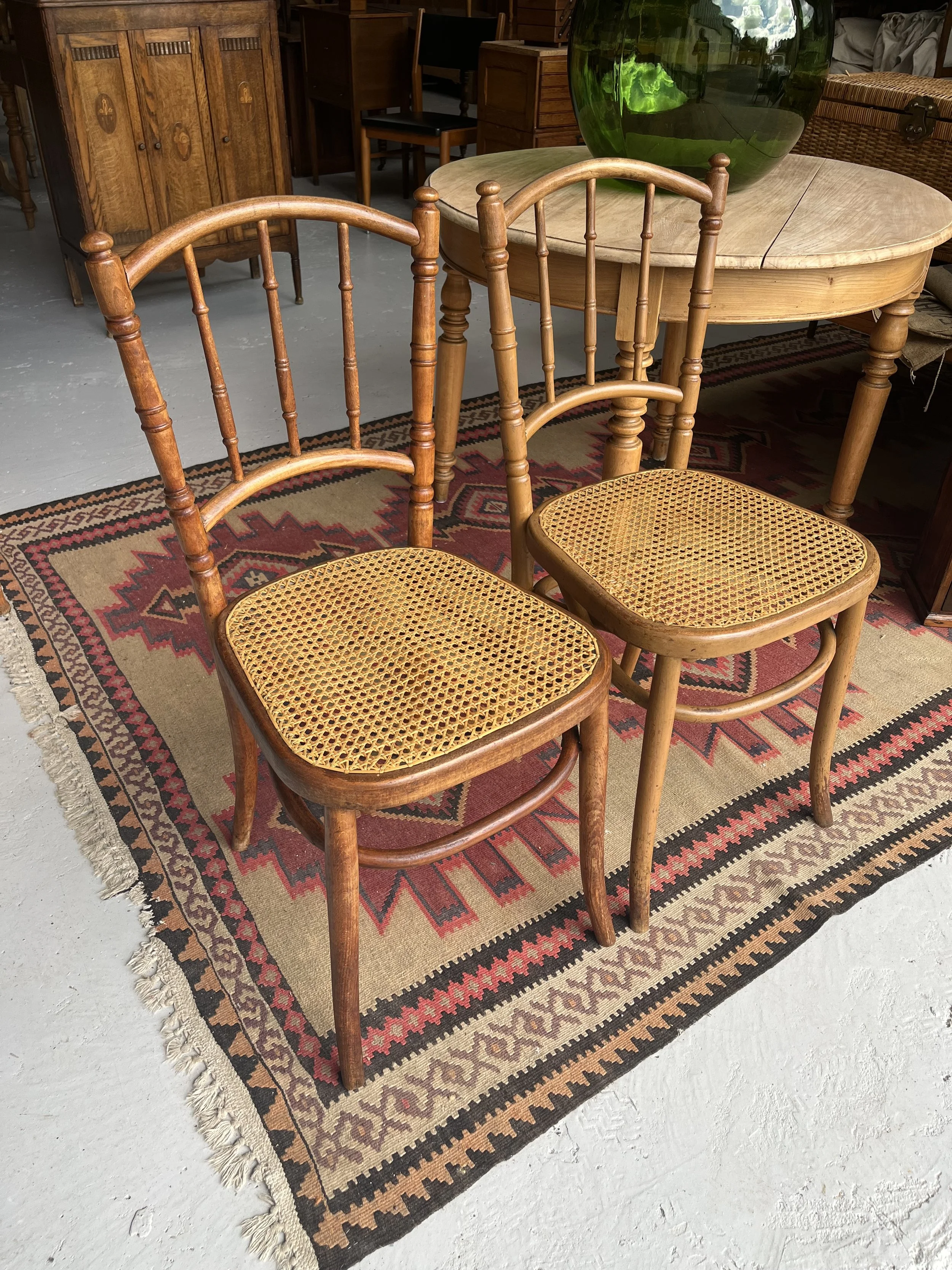 Secondhand vintage bentwood chairs