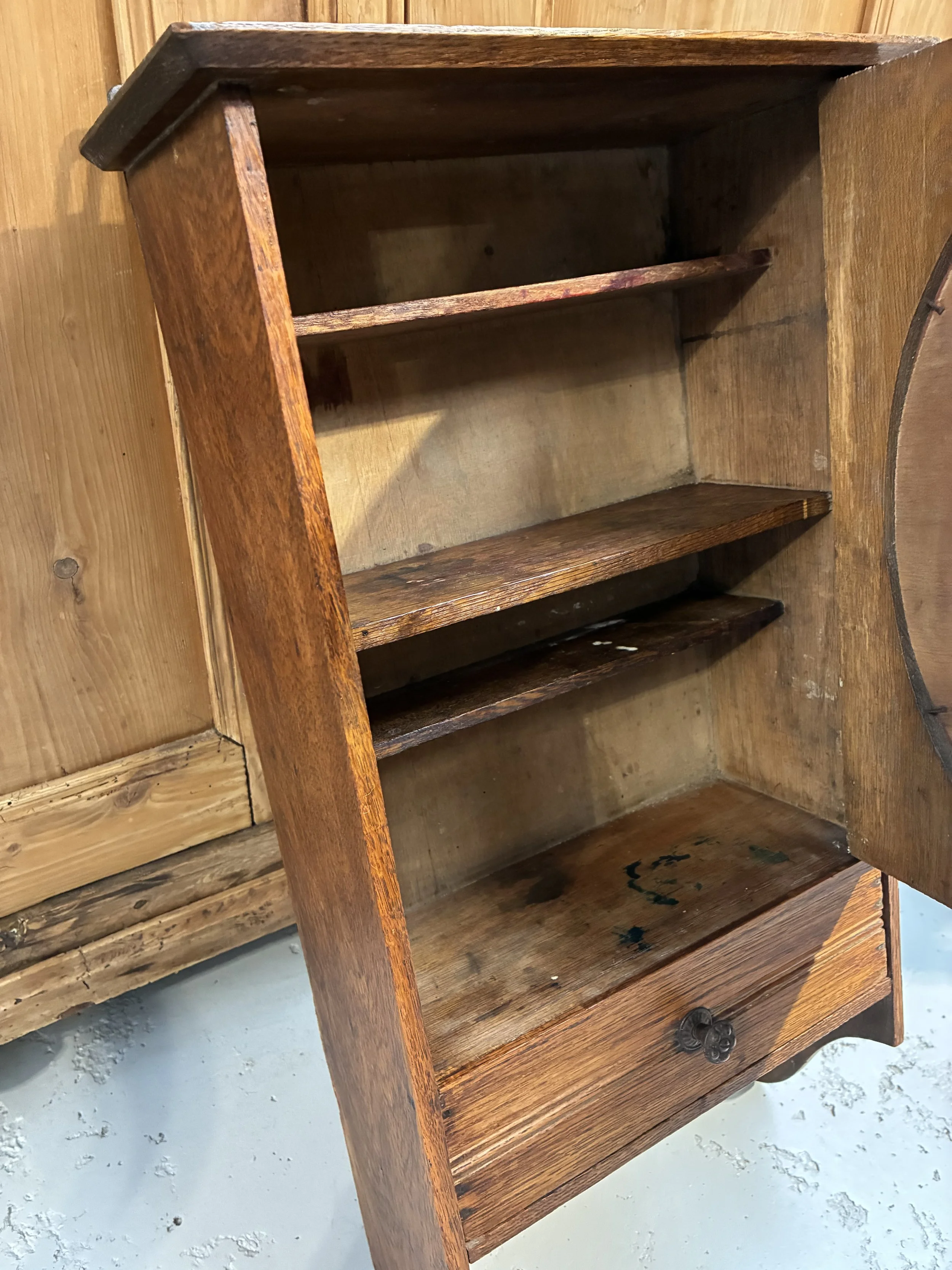 Secondhand vintage apothecary cabinet