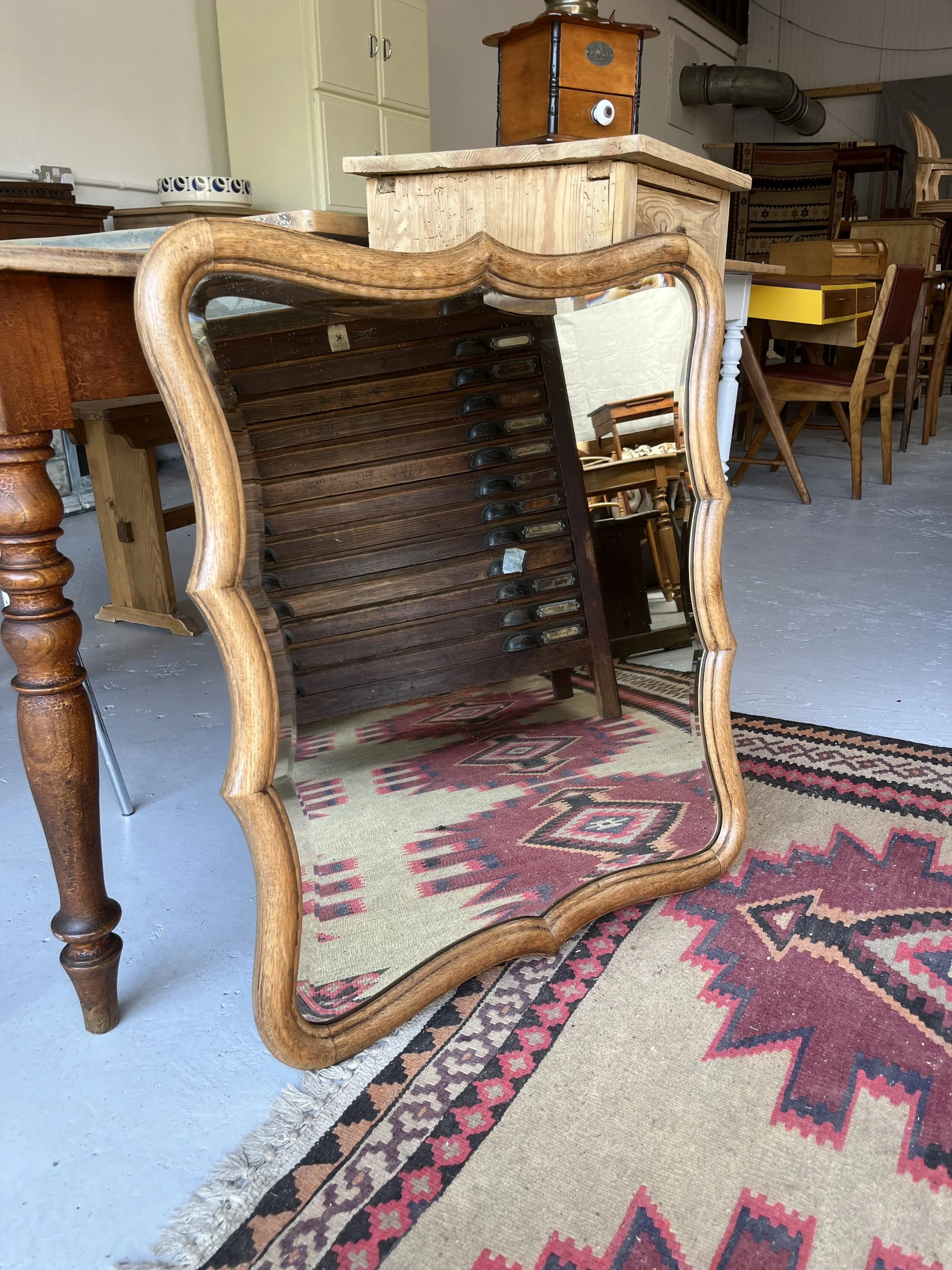 Secondhand vintage wall mirror