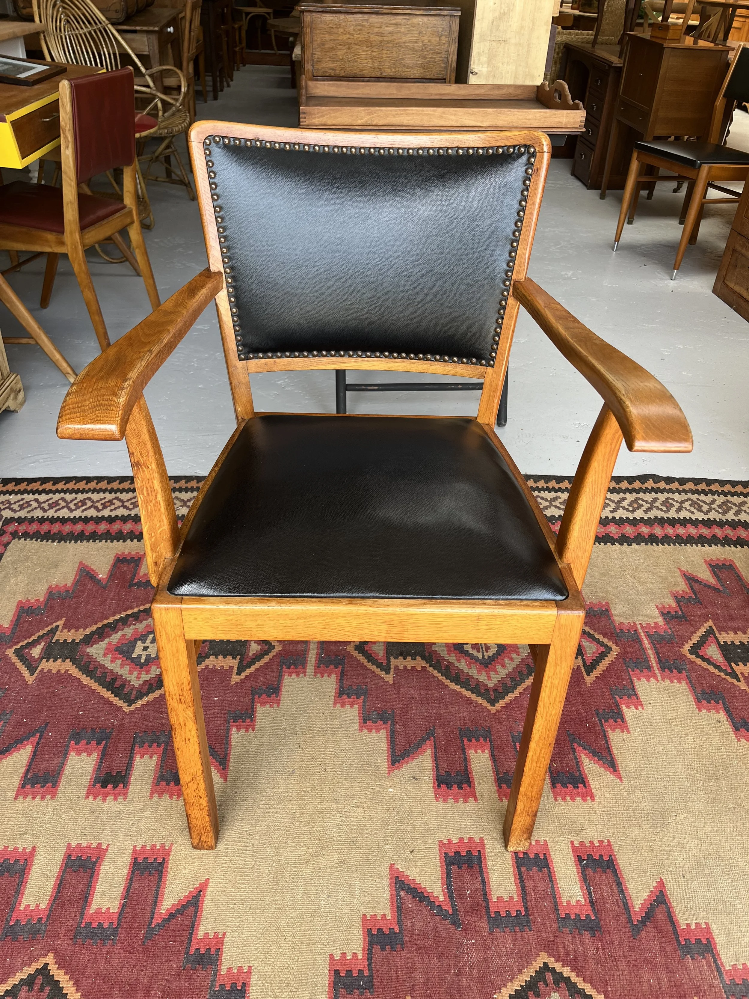 Secondhand vintage desk armchair