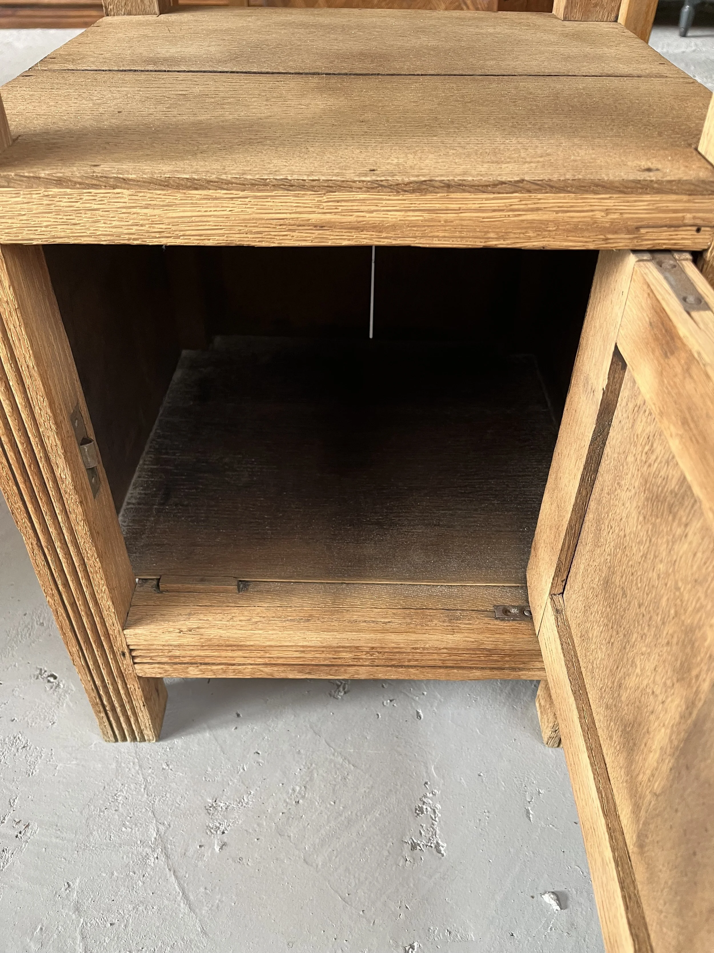 Secondhand vintage nightstand bedside table