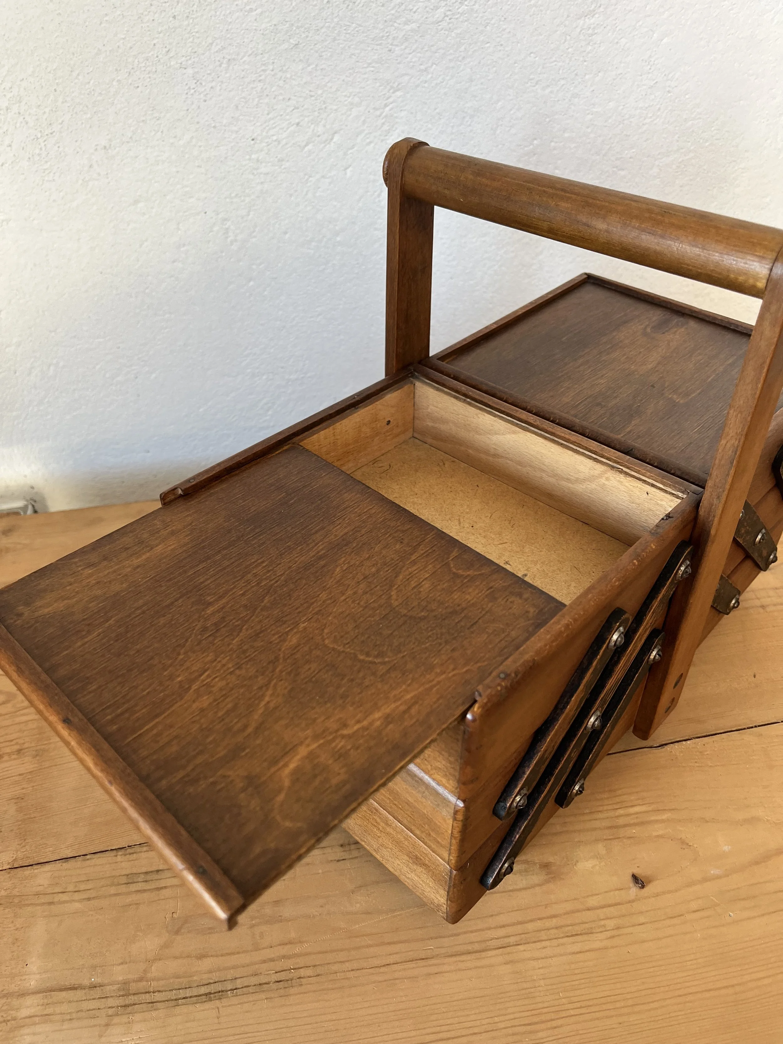 Secondhand vintage sewing box