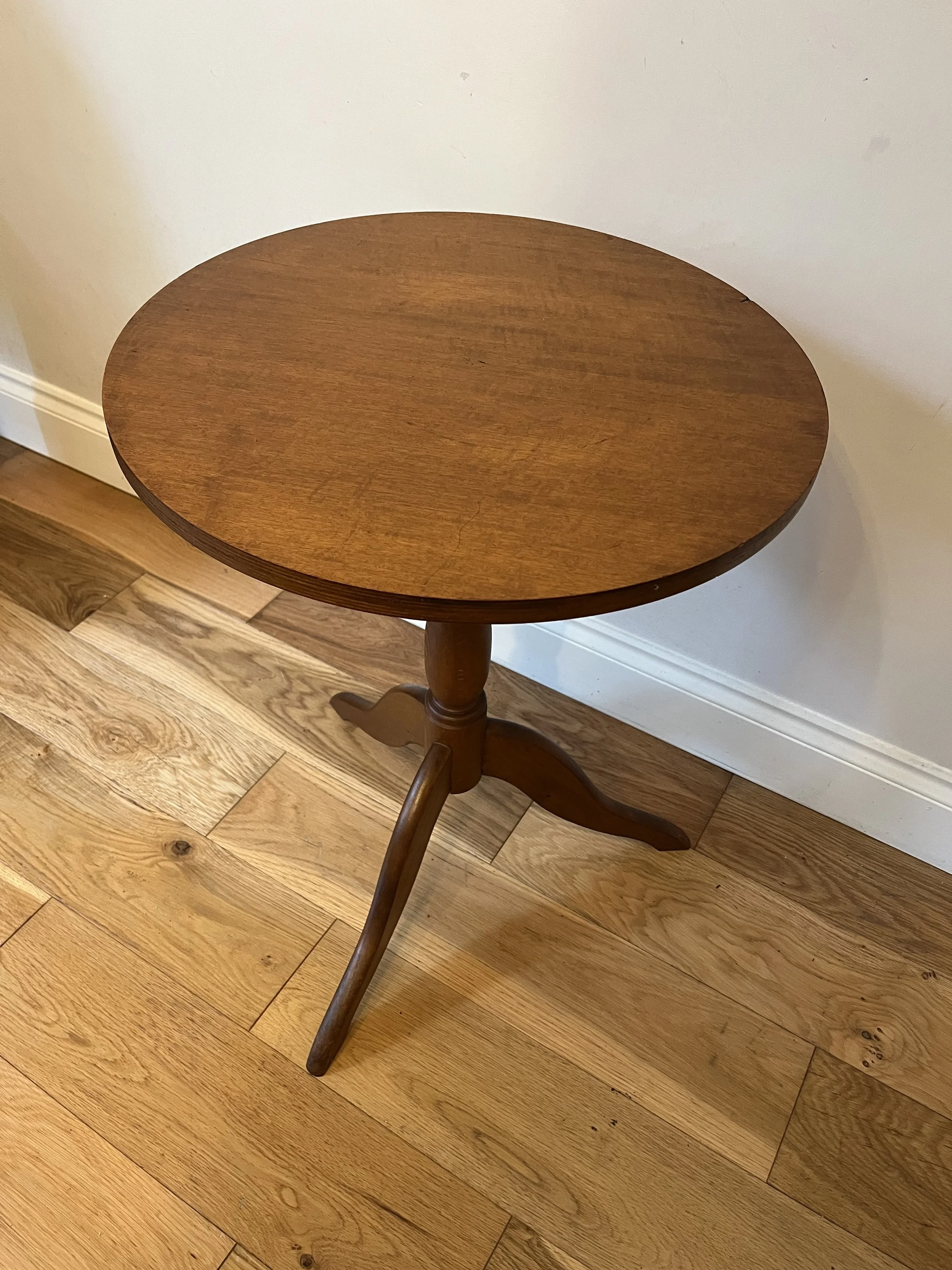 Secondhand vintage tripod table