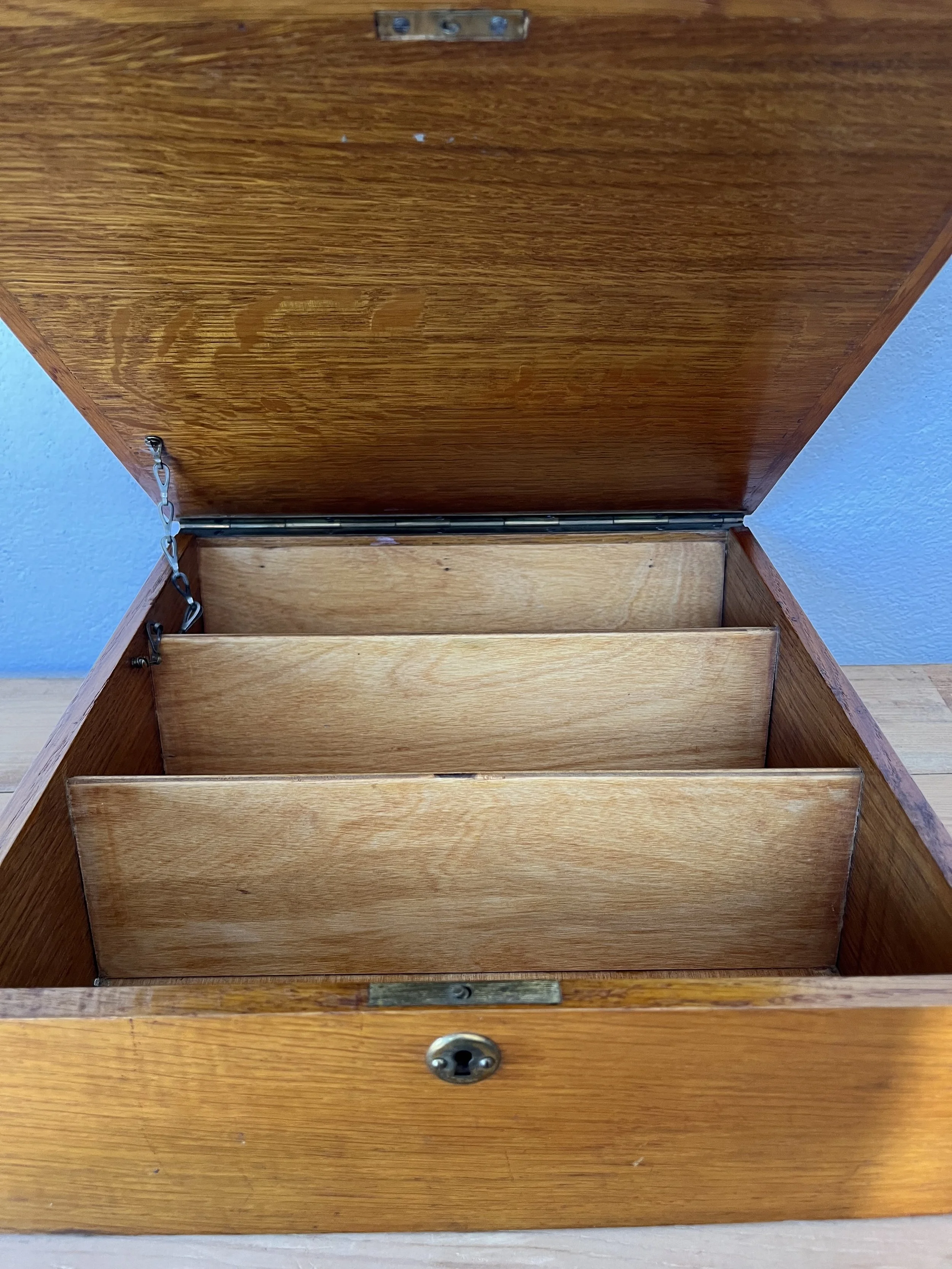 Secondhand vintage storage box