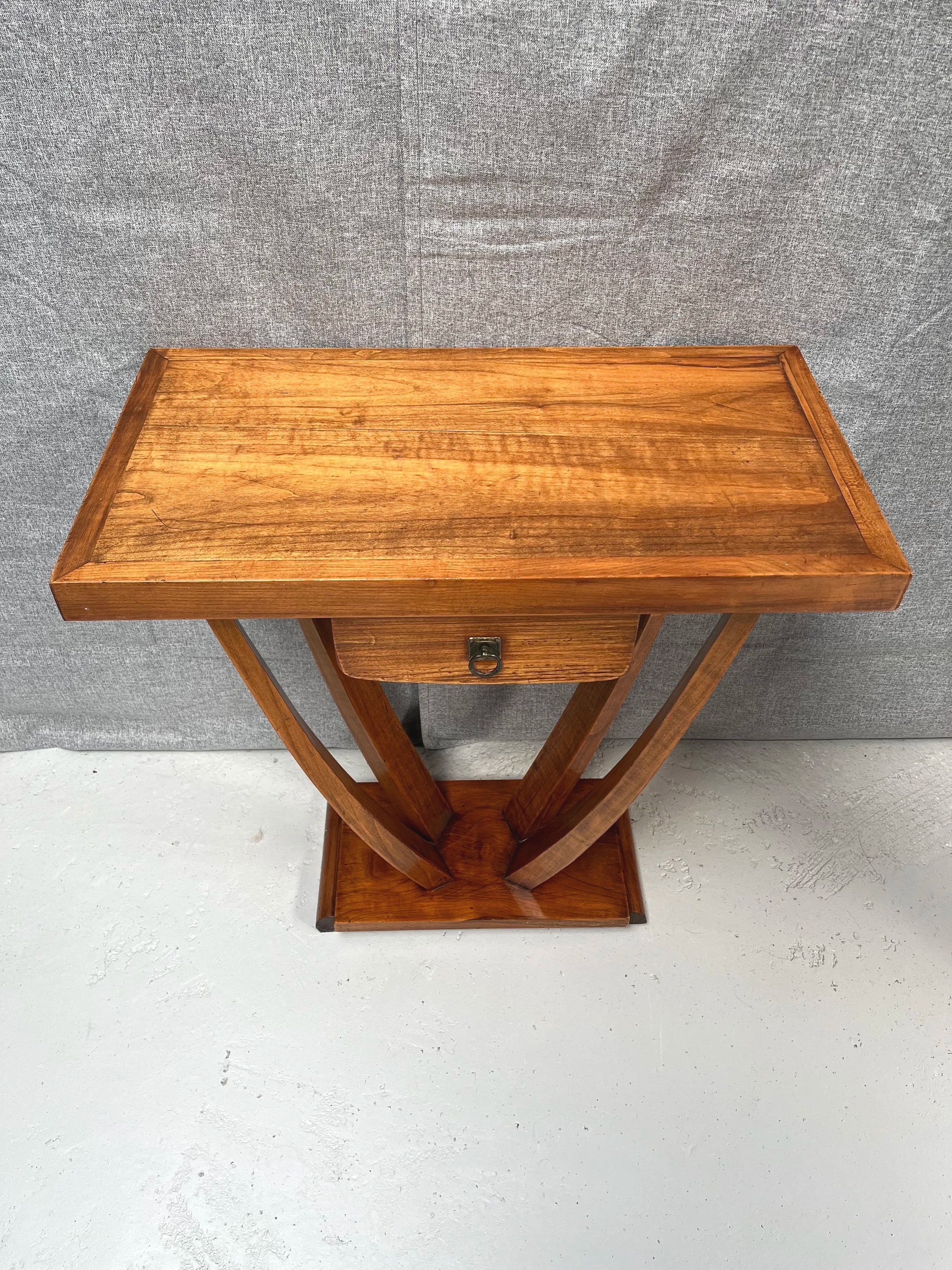 Secondhand vintage art deco console