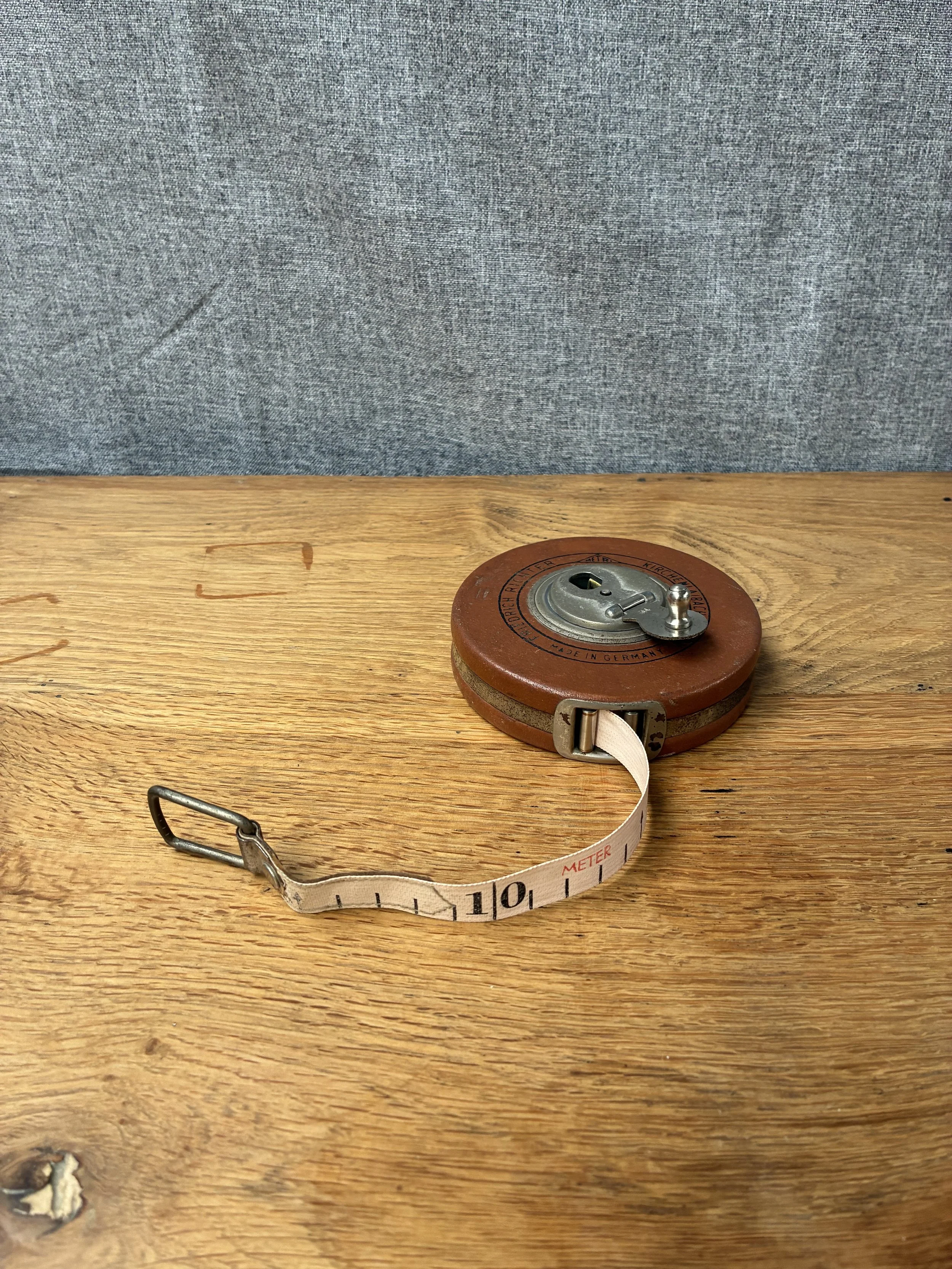 Secondhand vintage measuring tape