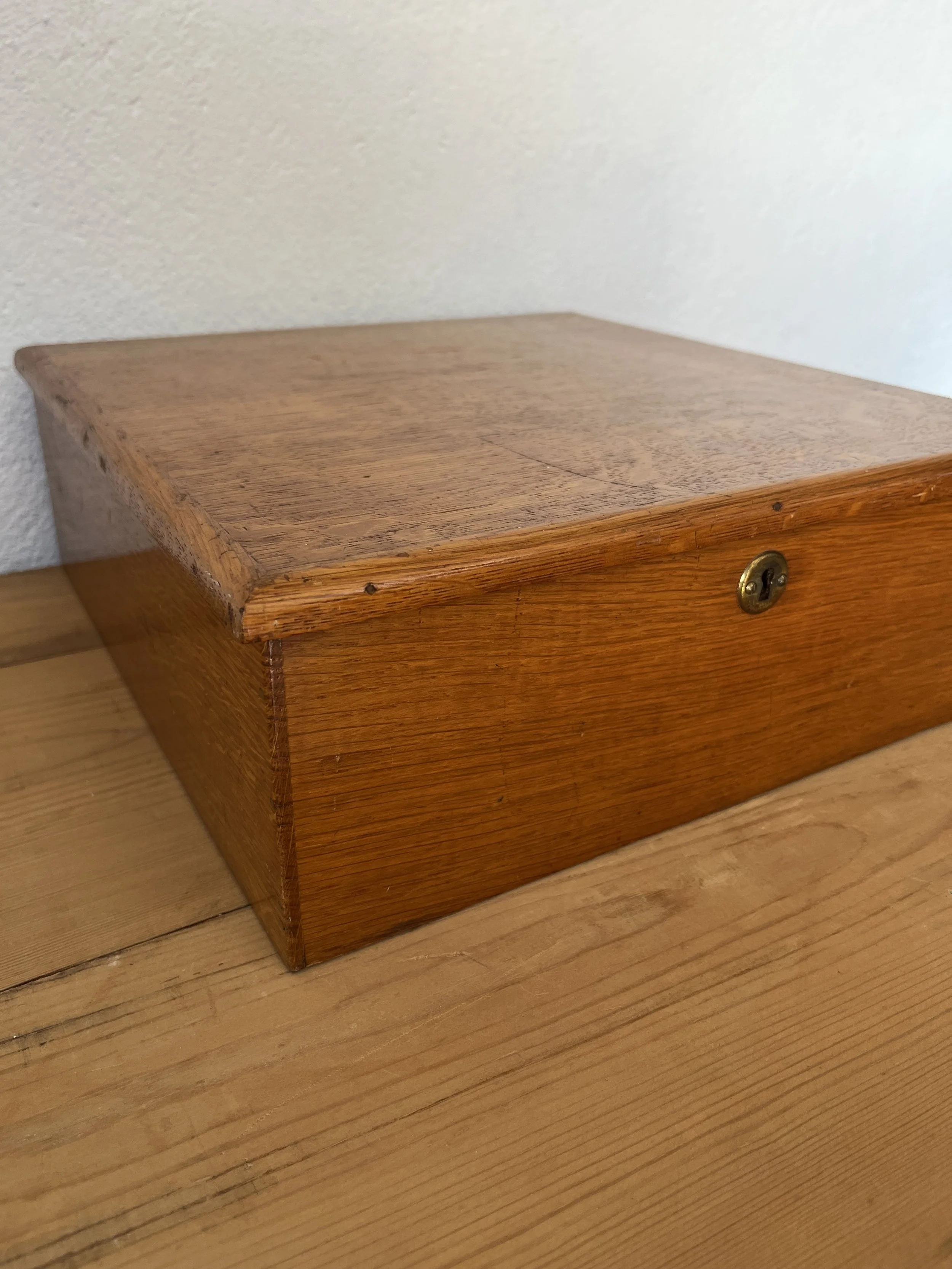Secondhand vintage storage box