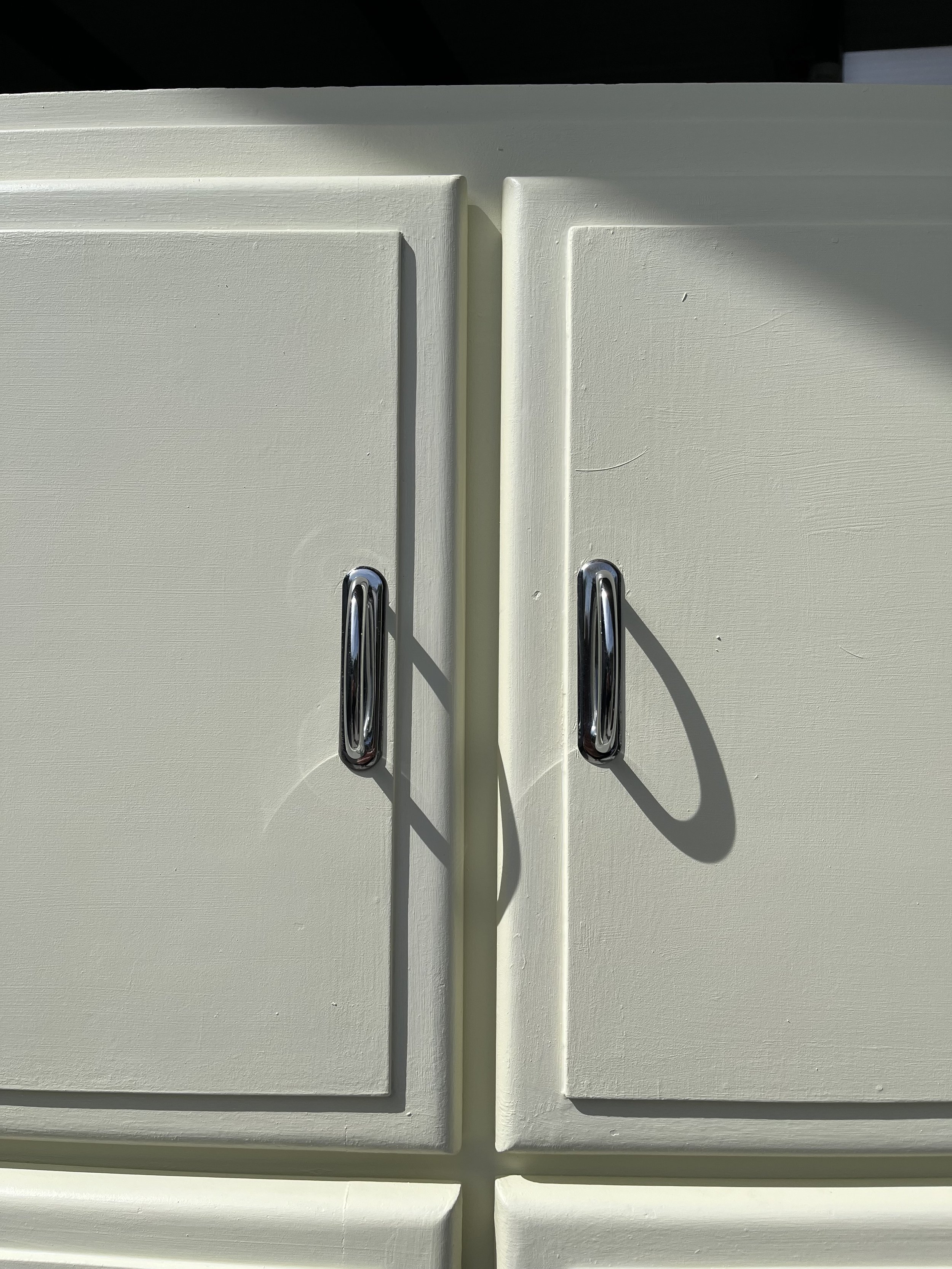 Secondhand vintage kitchen cabinet