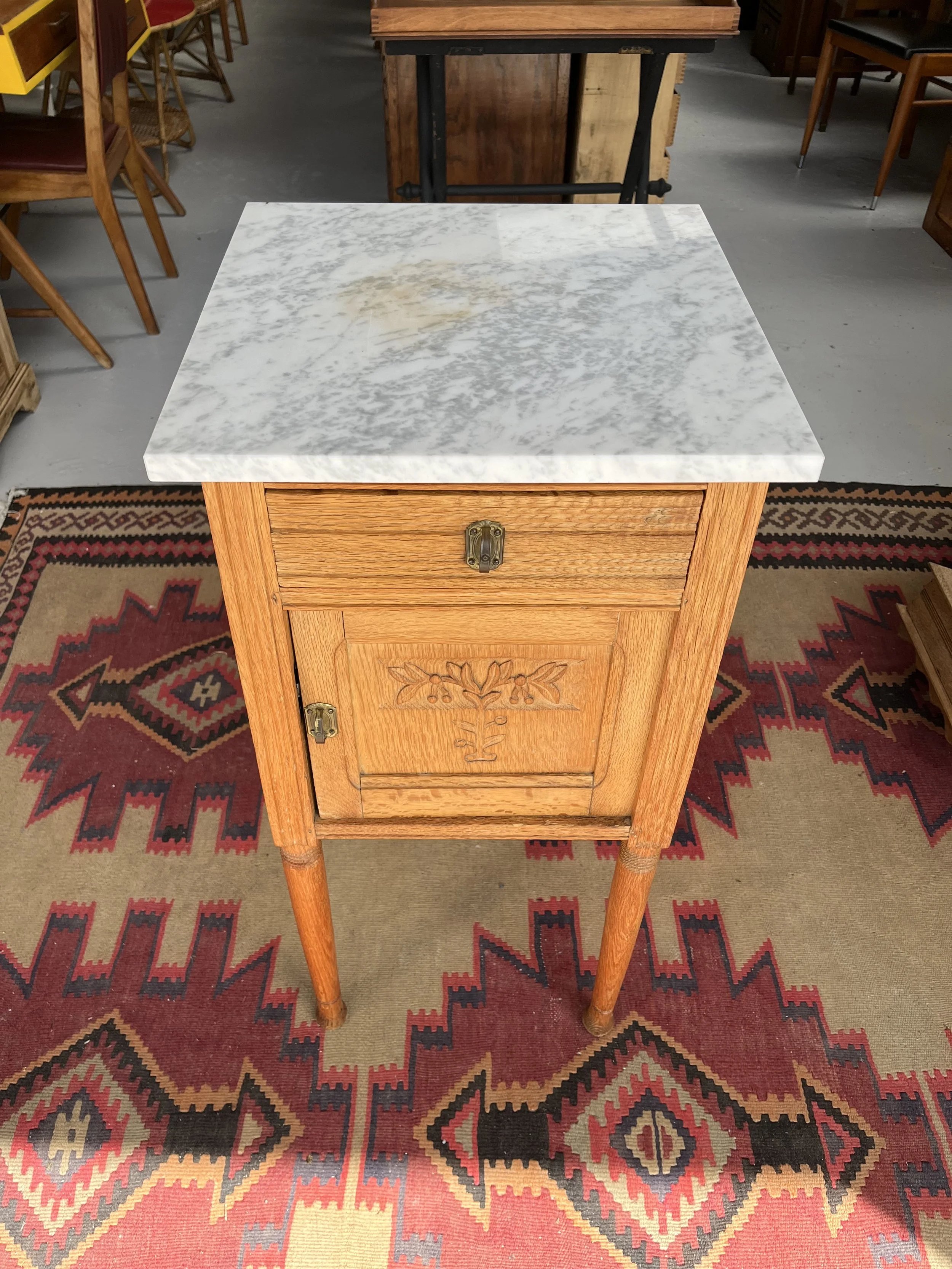 Secondhand vintage bedside cabinet