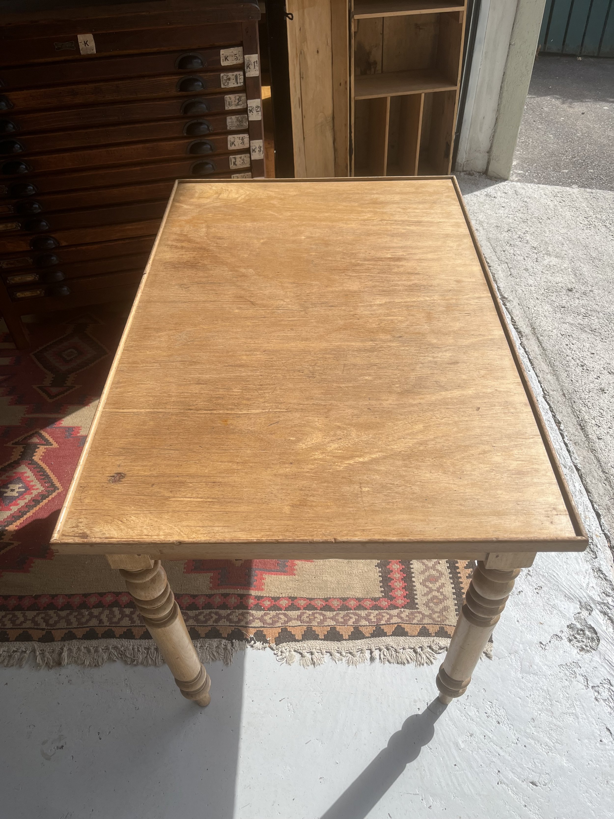 Secondhand vintage farmhouse table