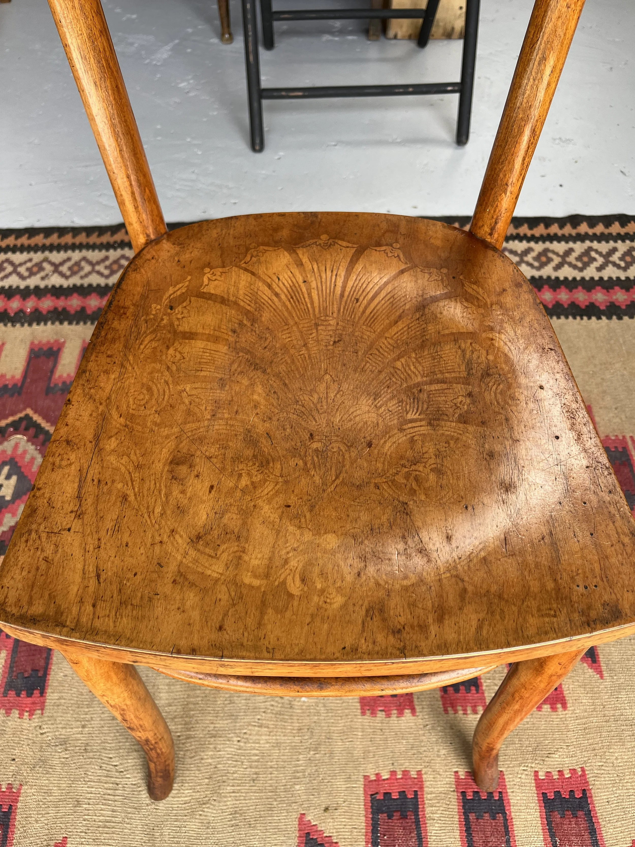 Secondhand vintage art nouveau chair