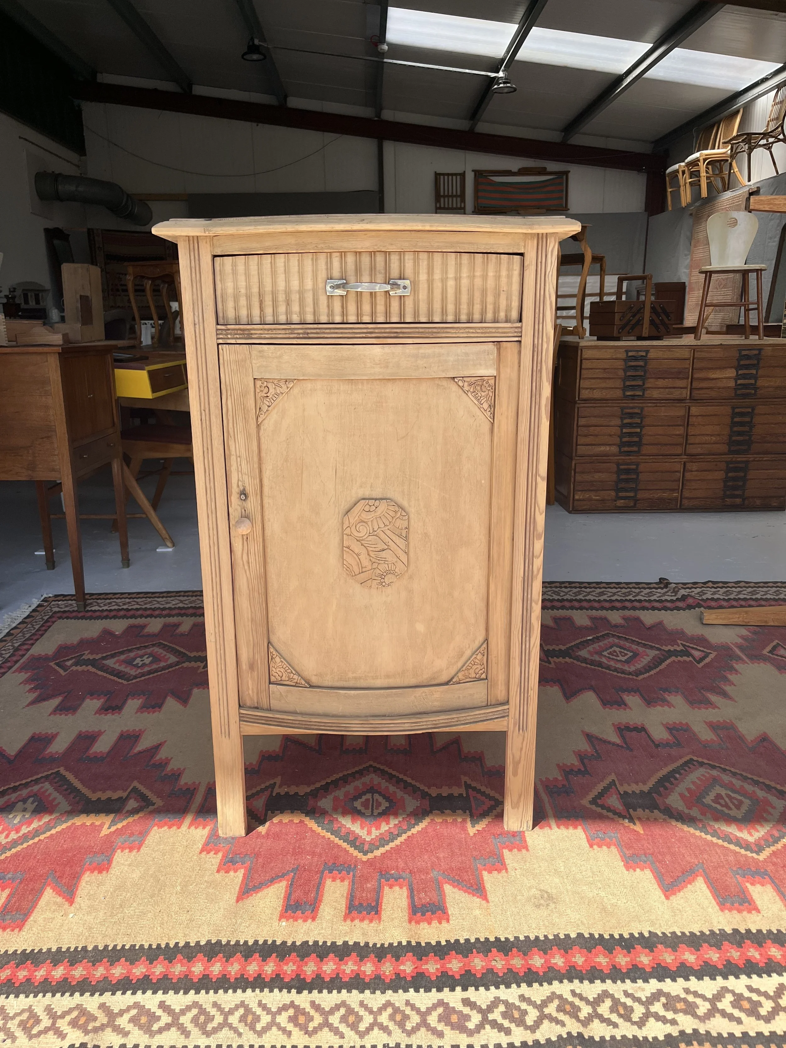 Secondhand vintage art deco cabinet