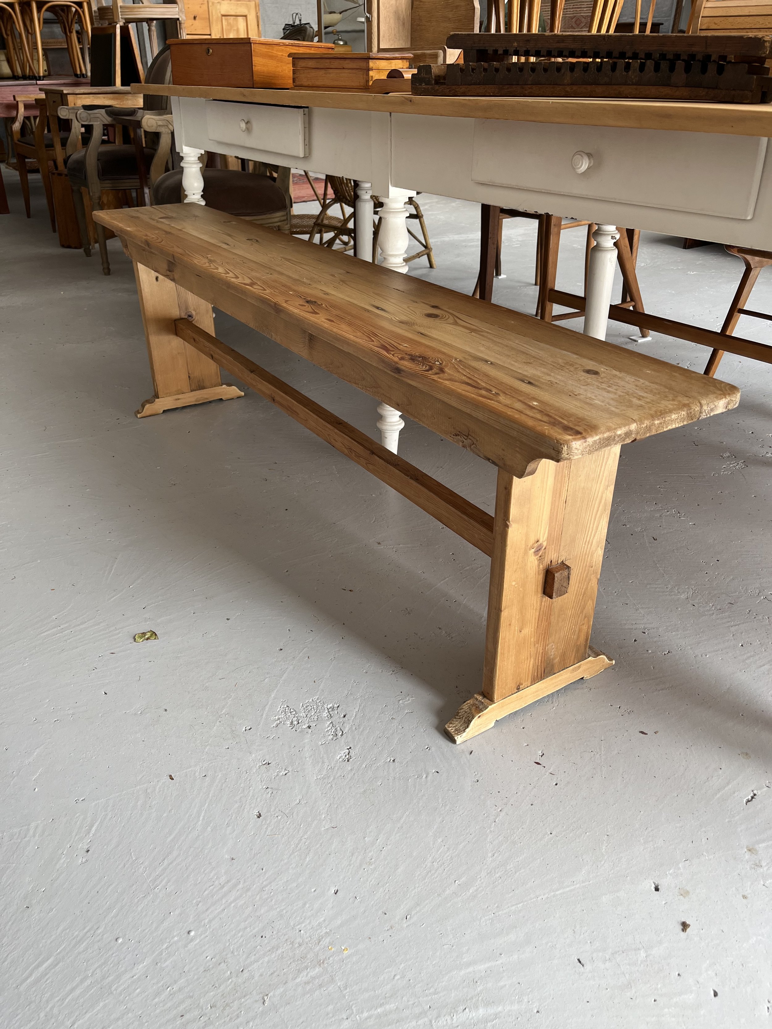 Farmhouse trestle bench (JUST ARRIVED)