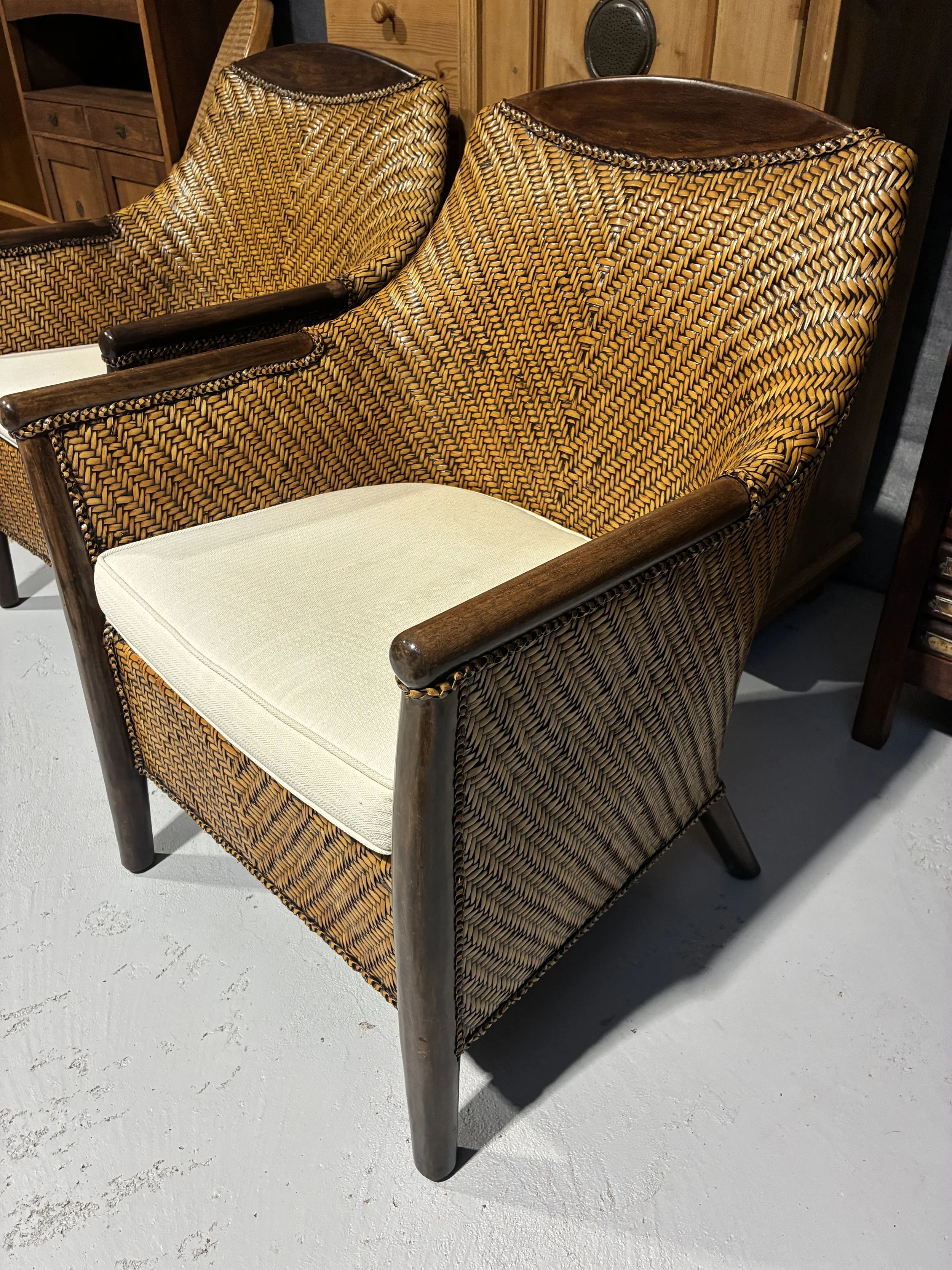Secondhand vintage armchair