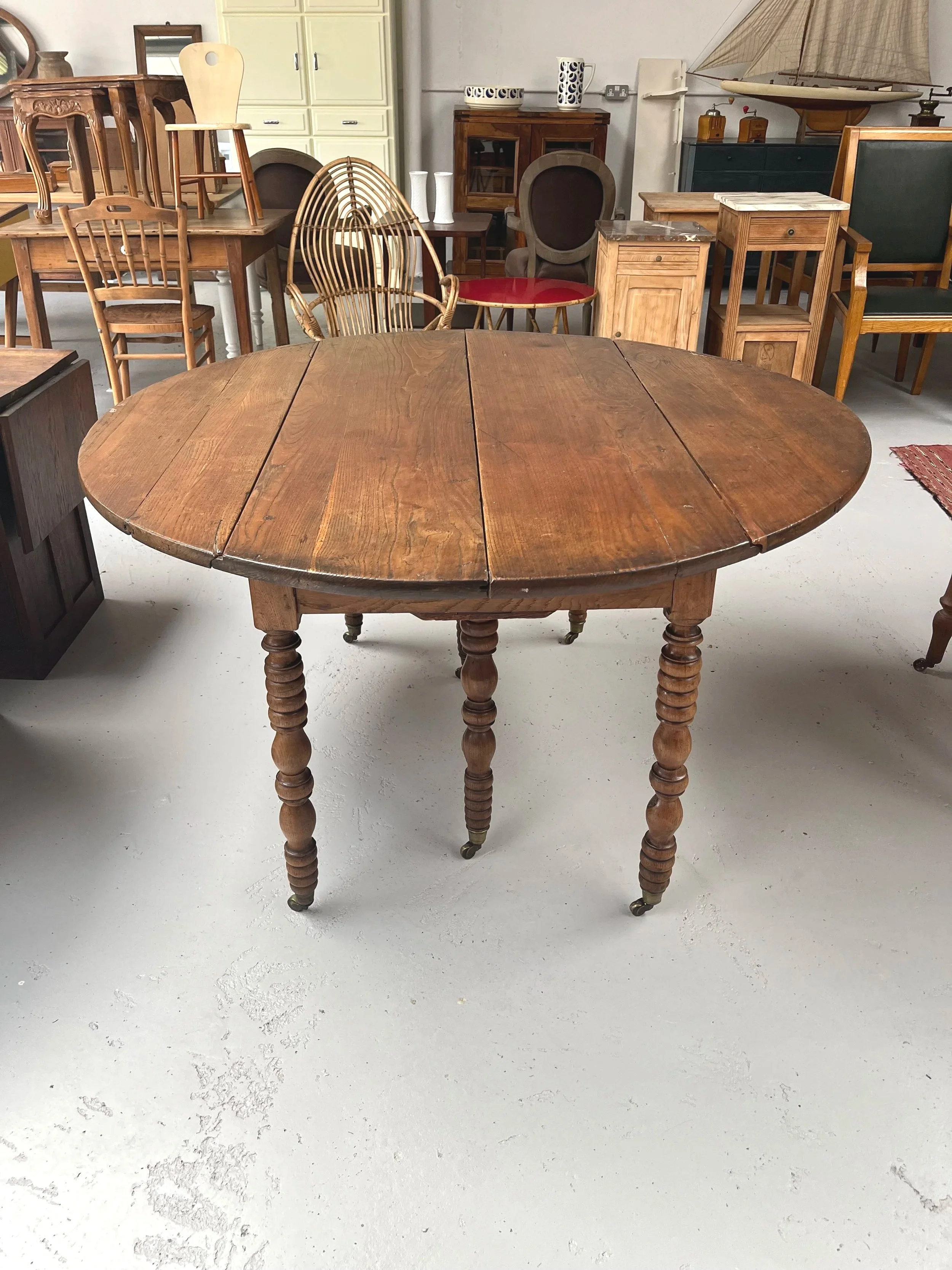 Secondhand vintage dining table
