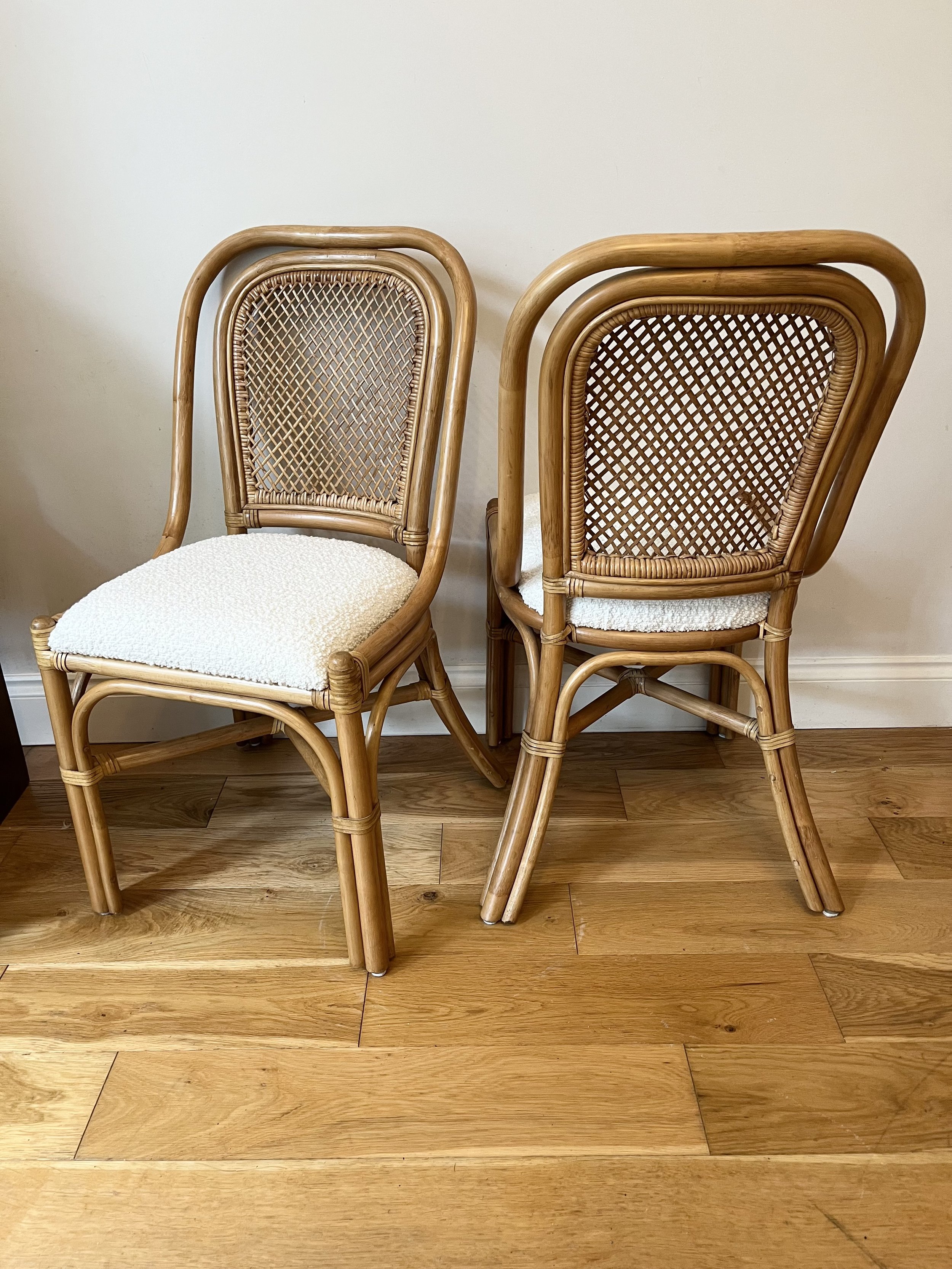Secondhand vintage rattan chair