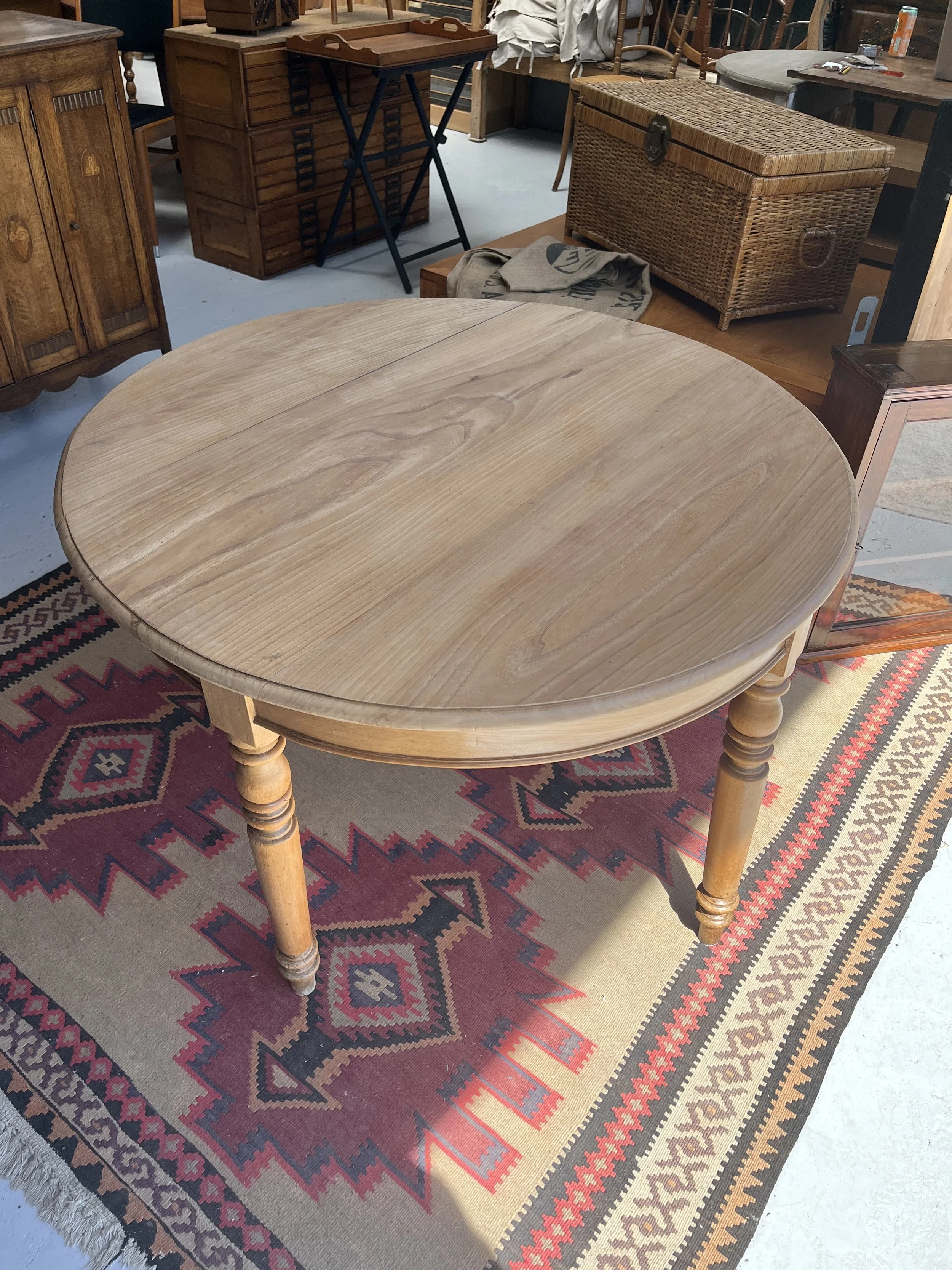 Secondhand vintage round table