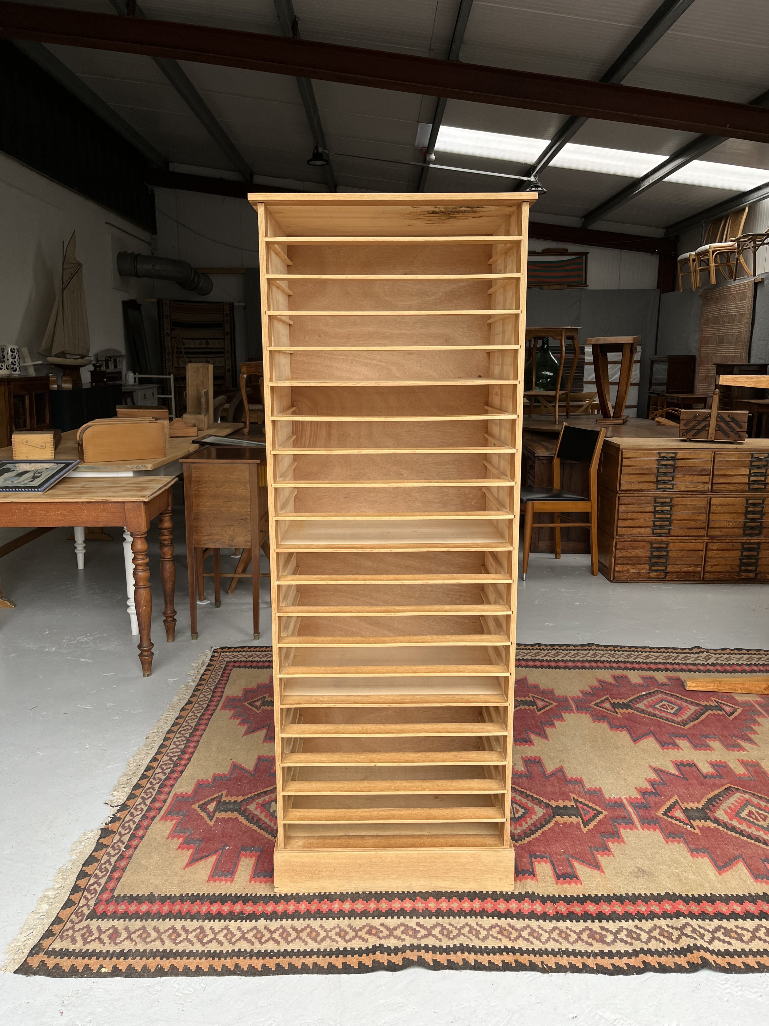 Secondhand vintage multi-drawer cabinet entomology
