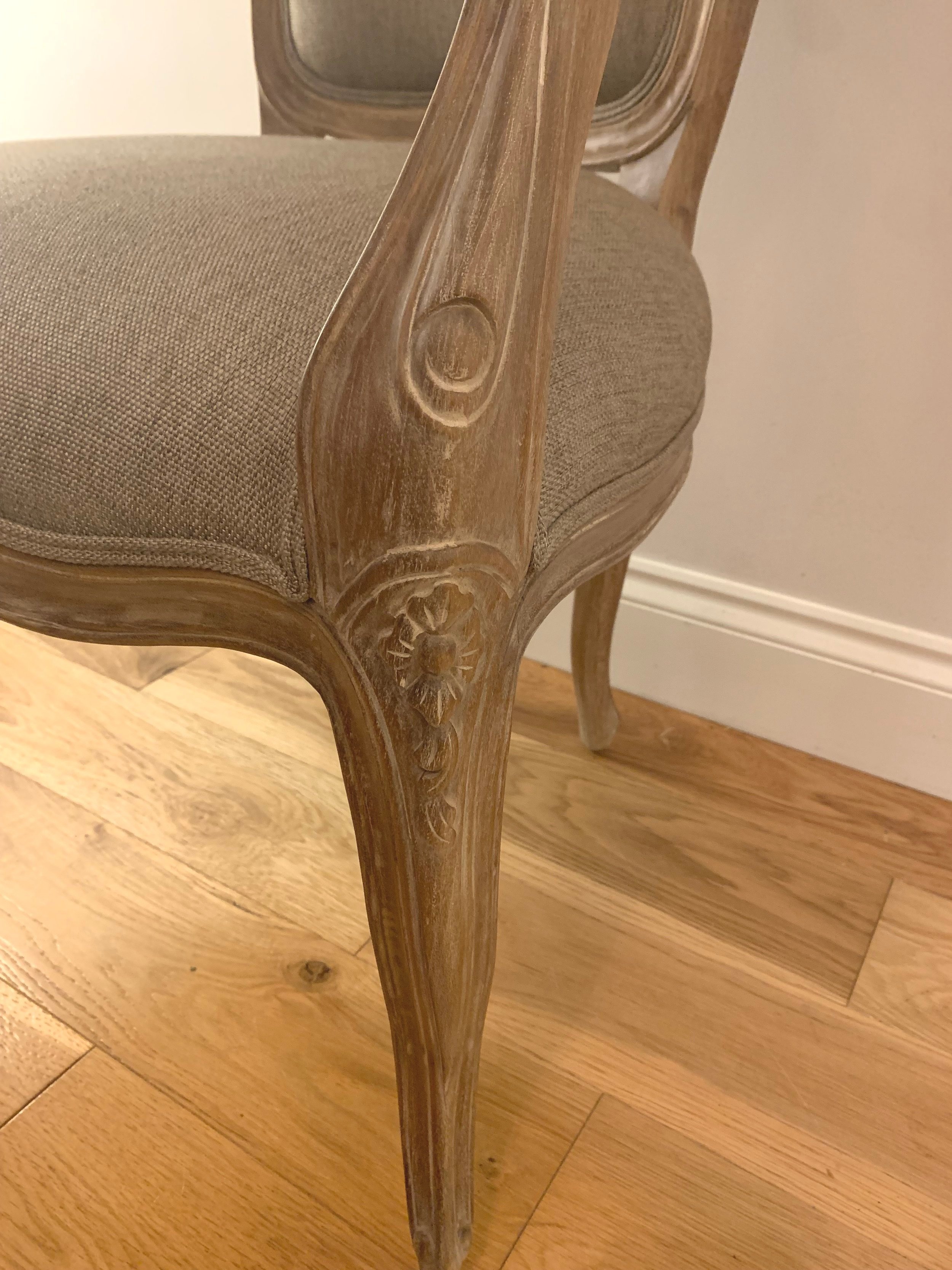 Secondhand vintage armchair