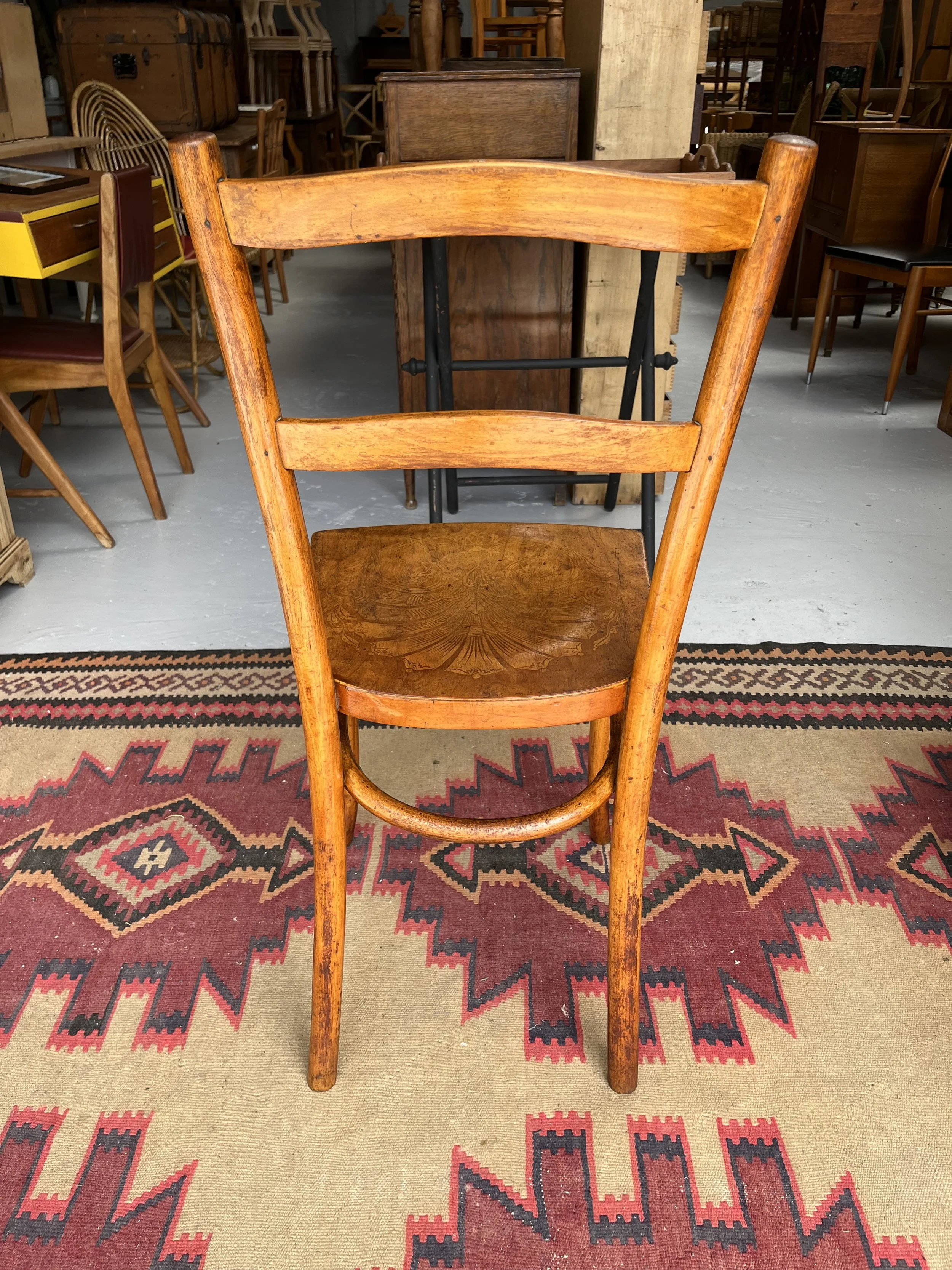 Secondhand vintage art nouveau chair
