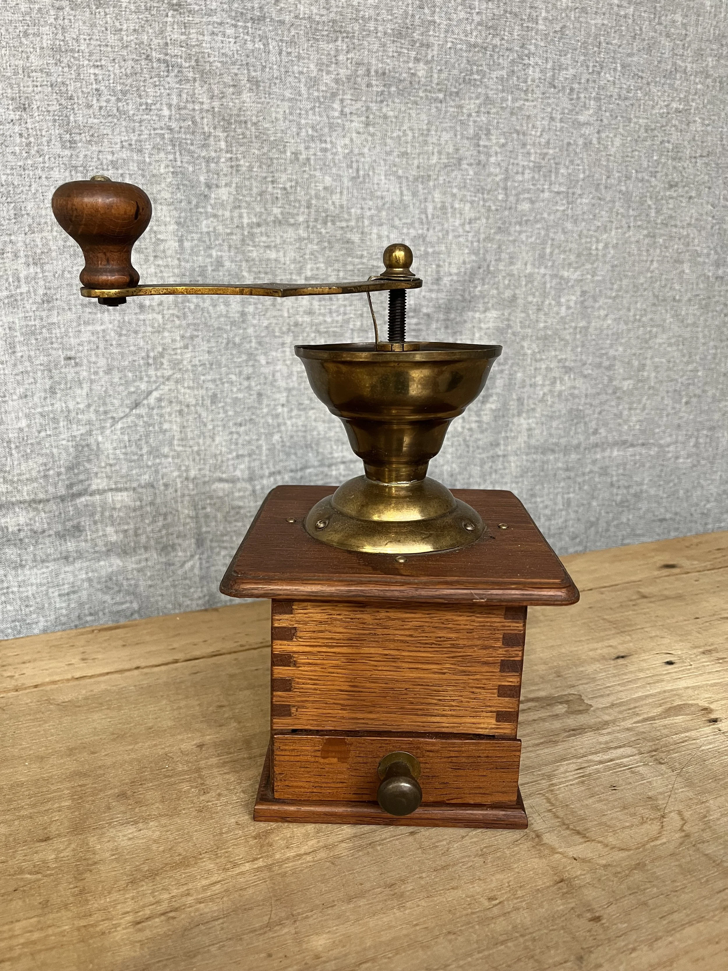 Secondhand vintage coffee grinder