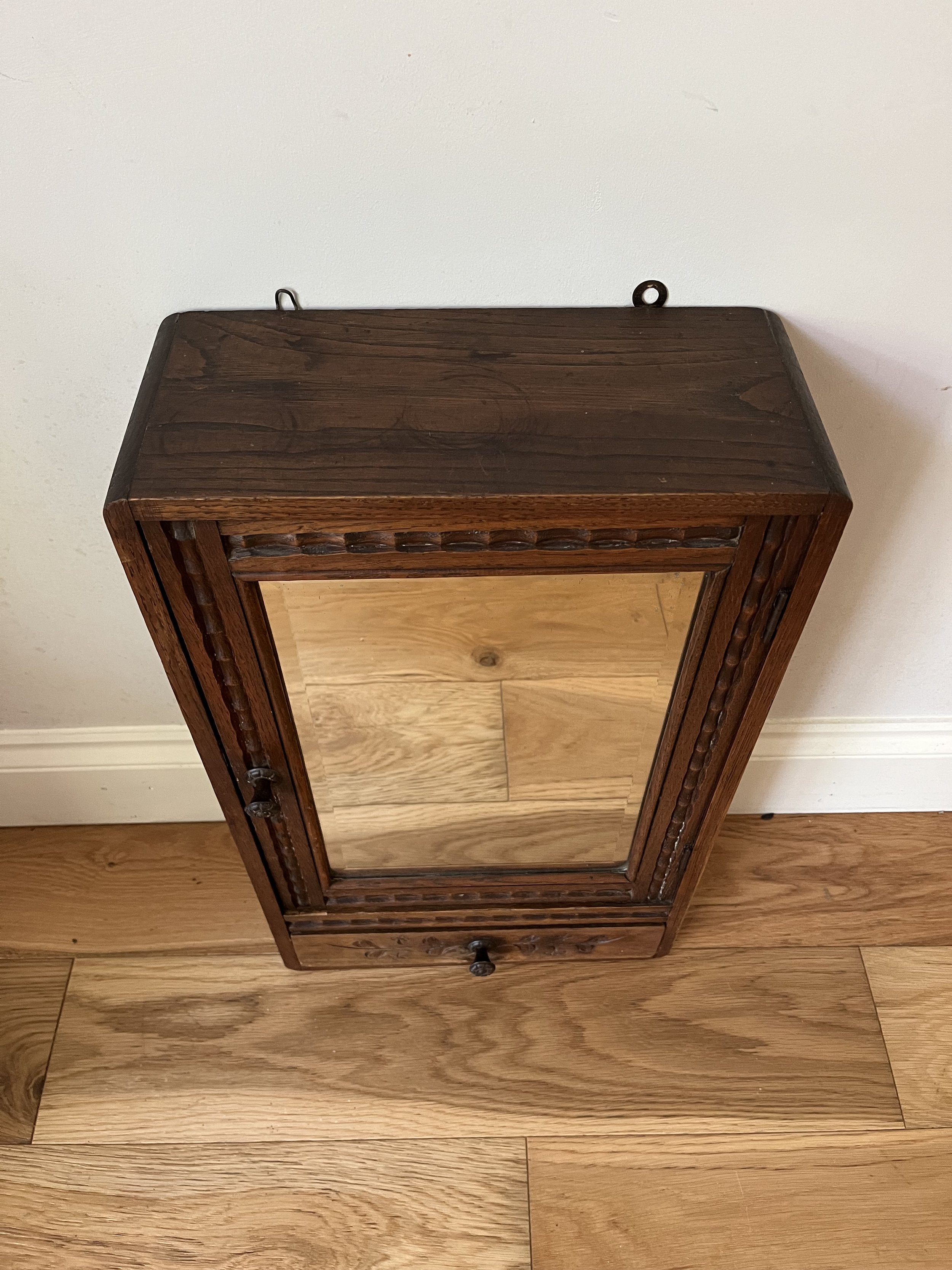 Secondhand vintage apothecary cabinet