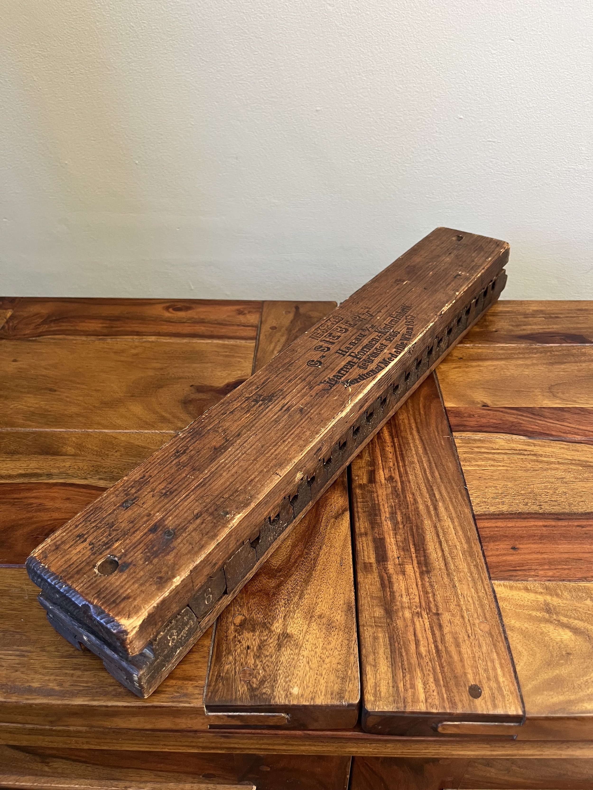 Secondhand vintage cigar press
