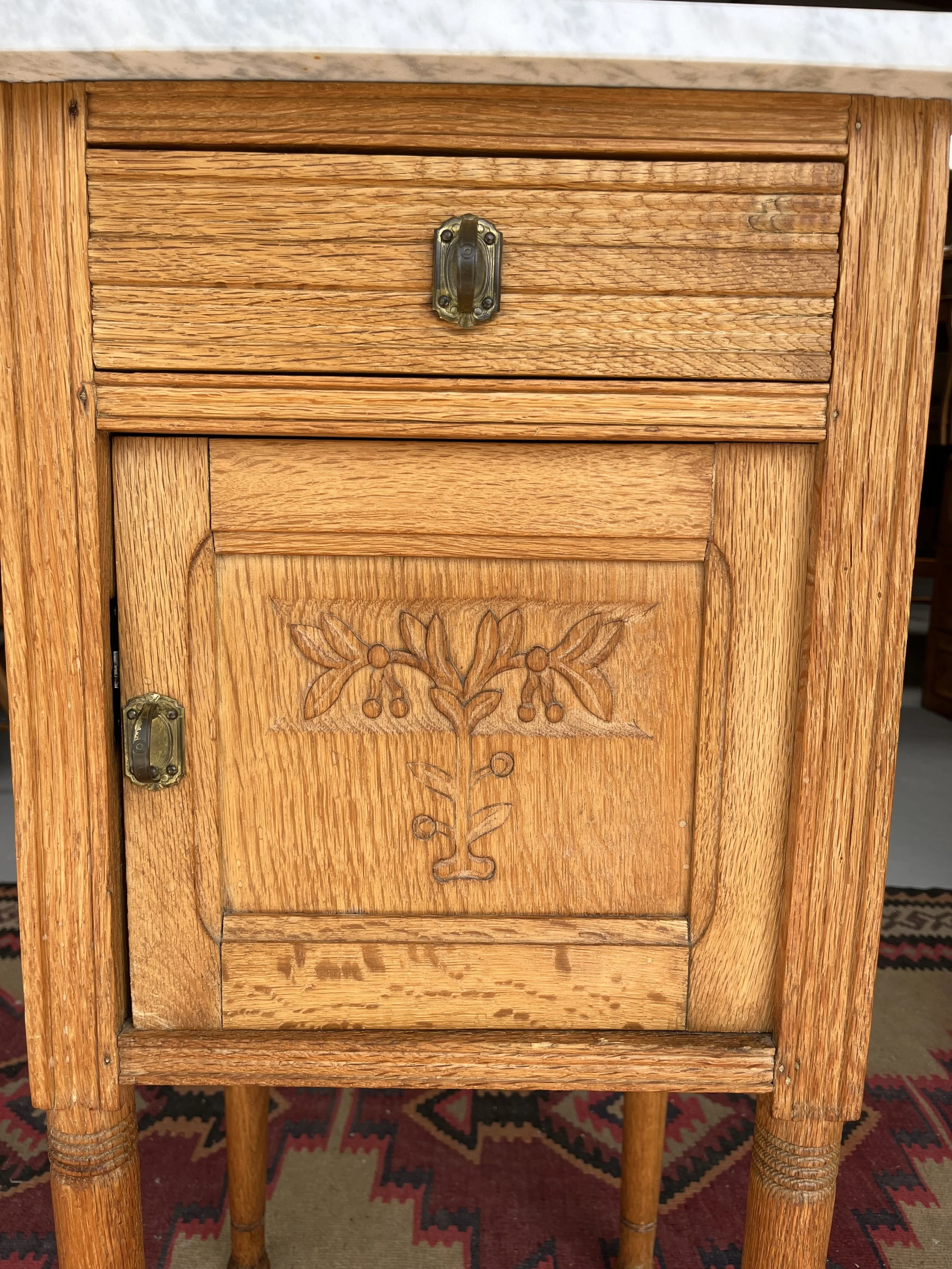 Secondhand vintage bedside cabinet