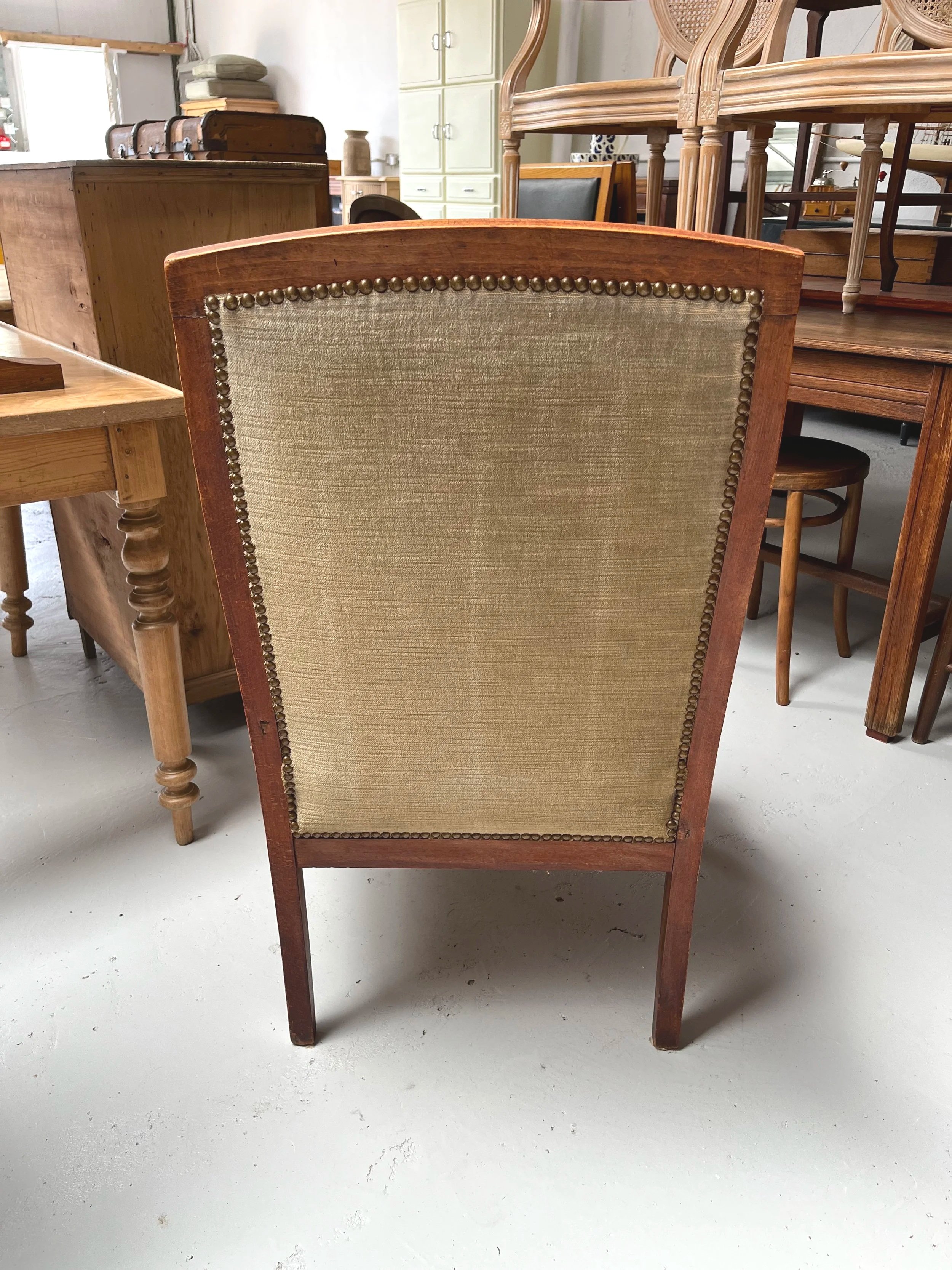 Secondhand vintage armchairs