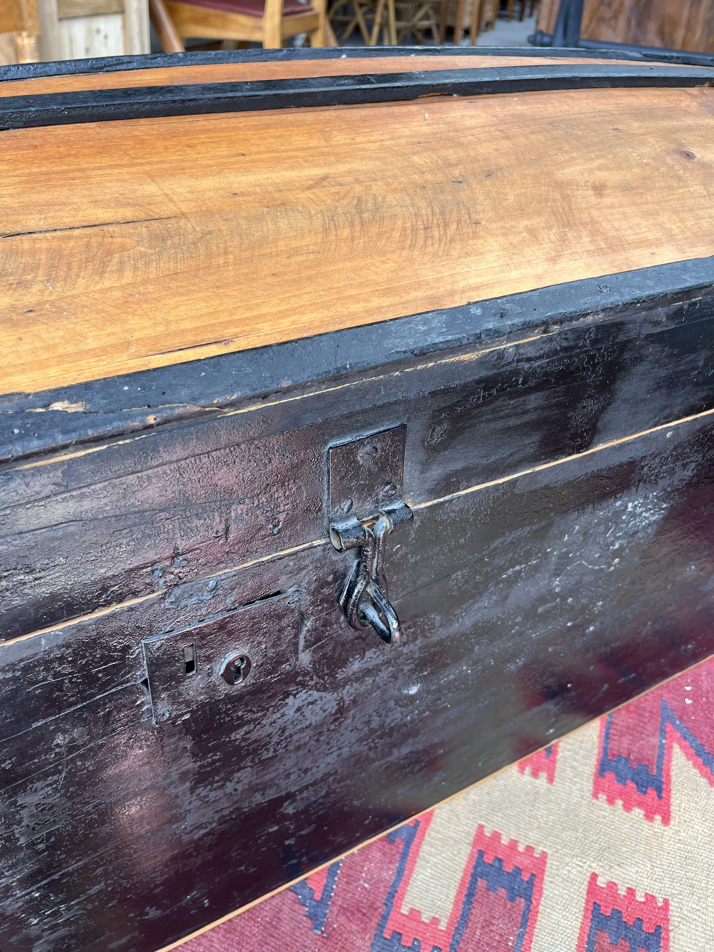 Vintage secondhand wooden chest