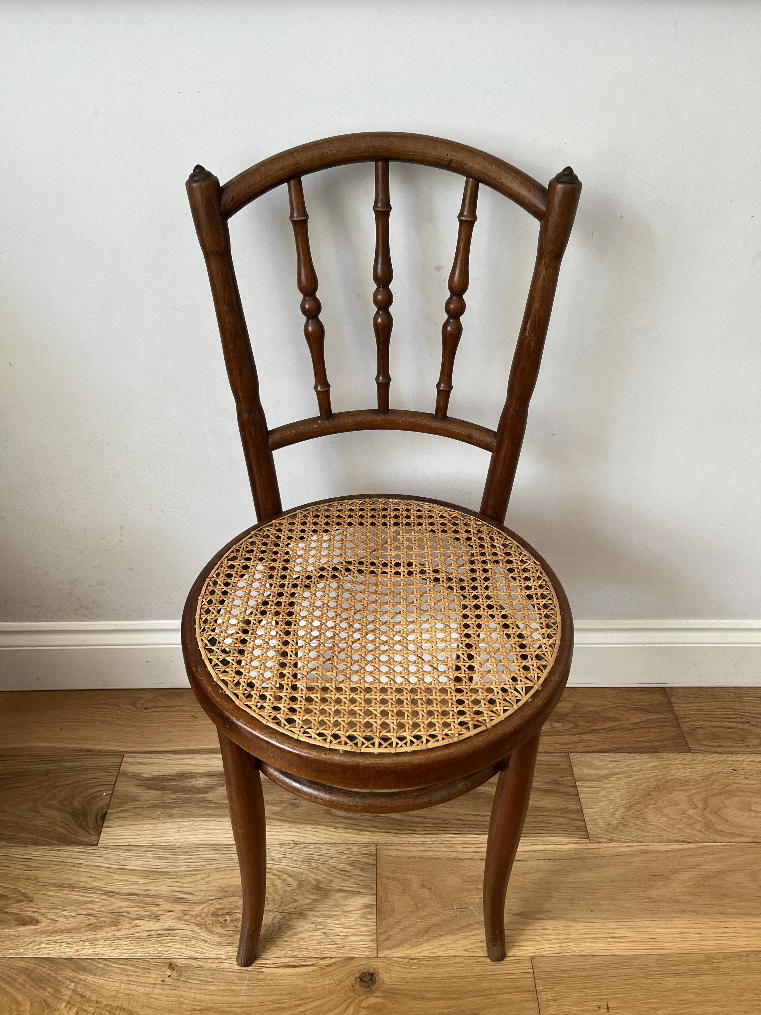 Secondhand vintage bentwood bistro chairs