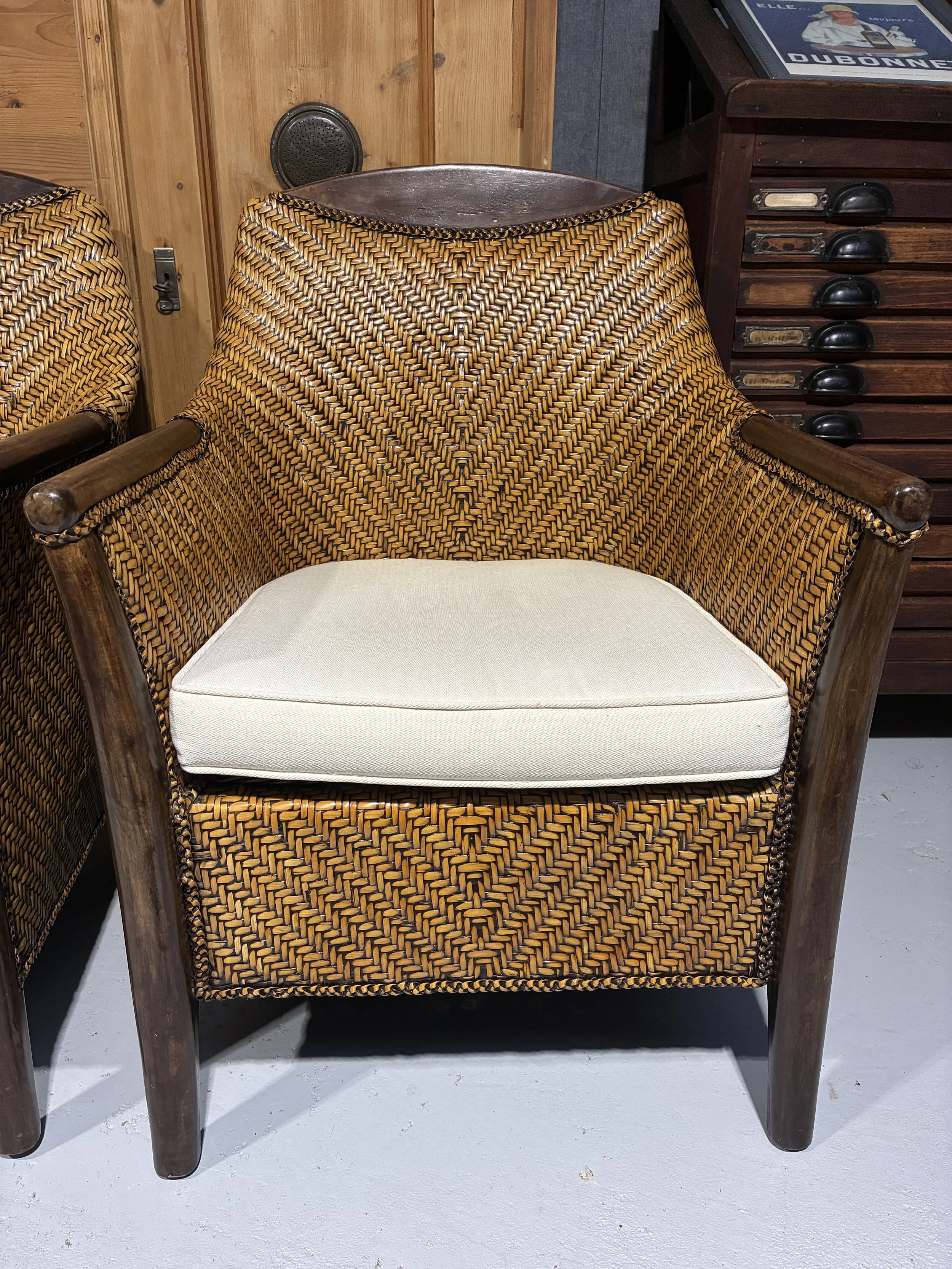 Secondhand vintage armchair