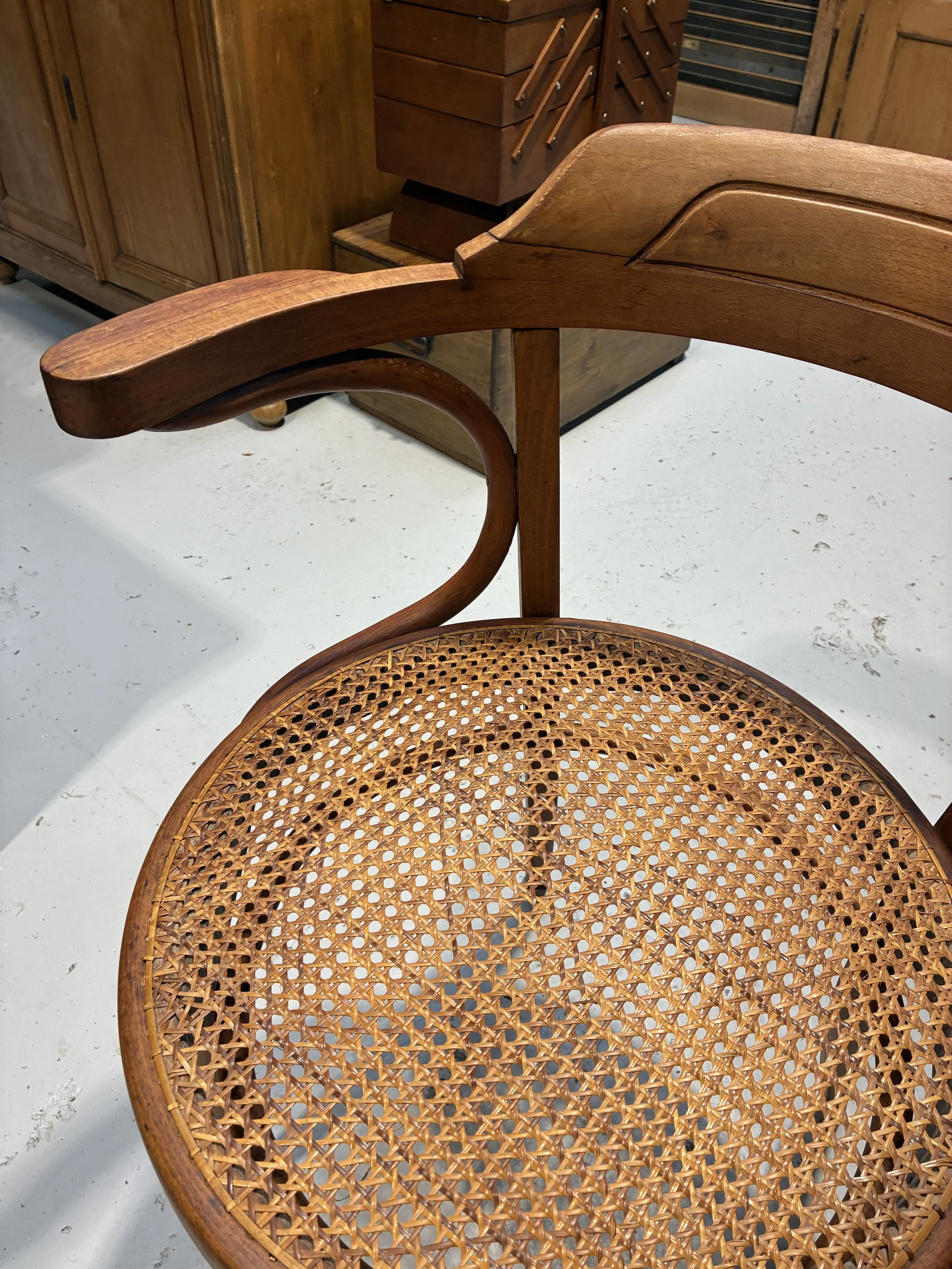 Secondhand vintage bentwood armchair