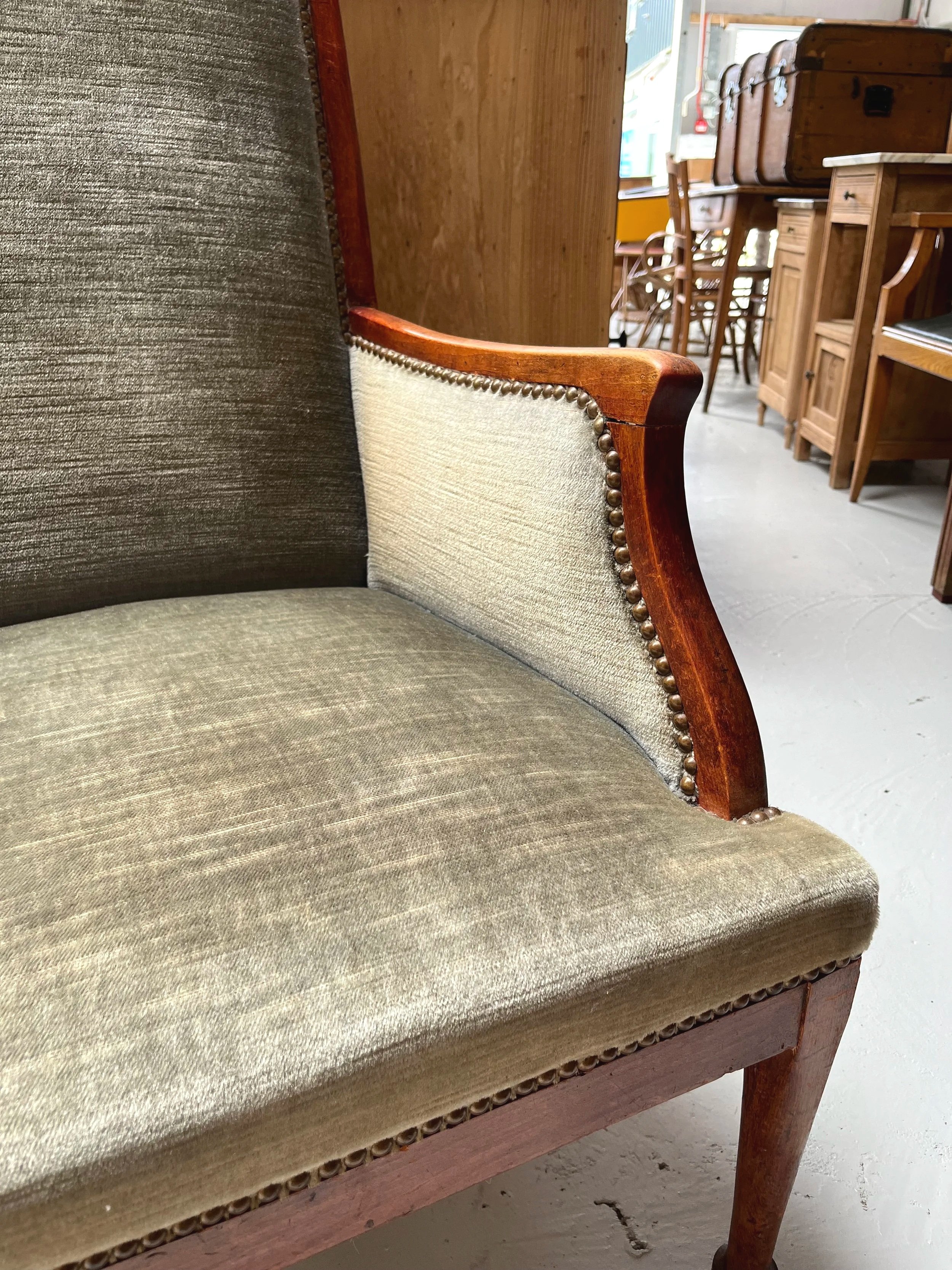 Secondhand vintage armchairs