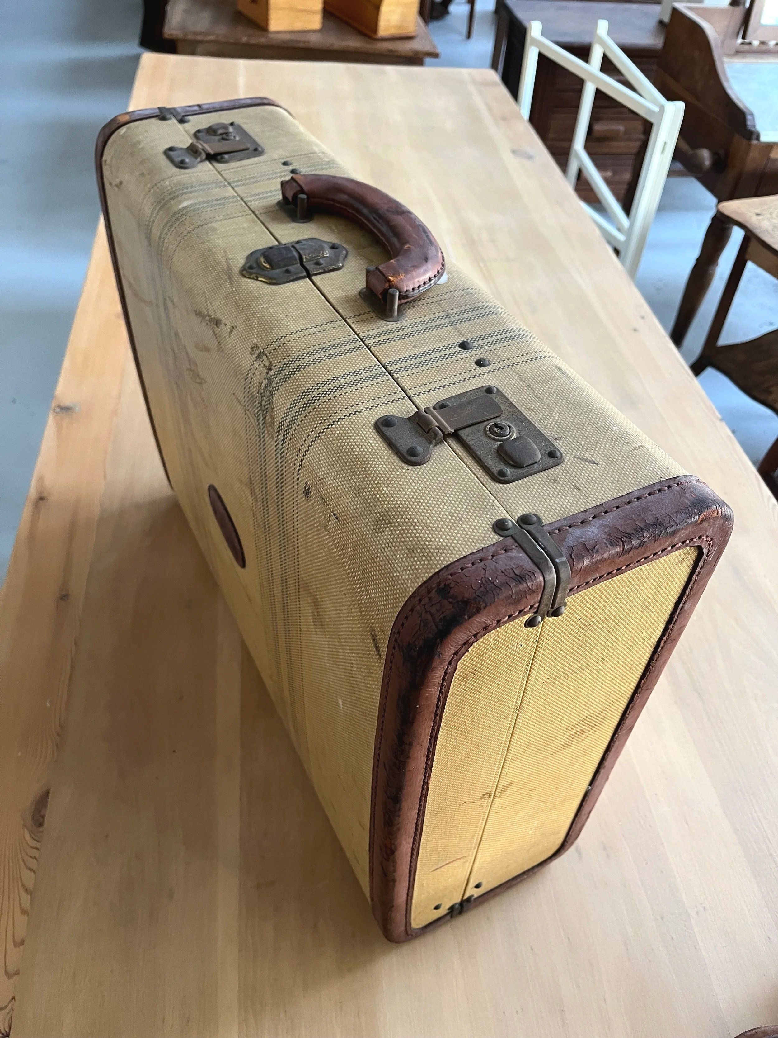 Vintage secondhand suitcase