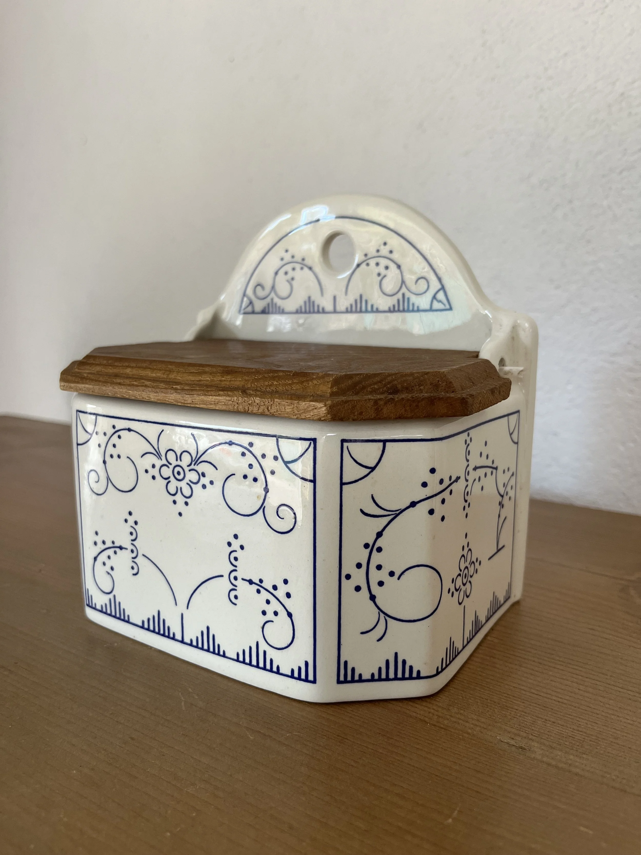 Secondhand vintage salt cellar