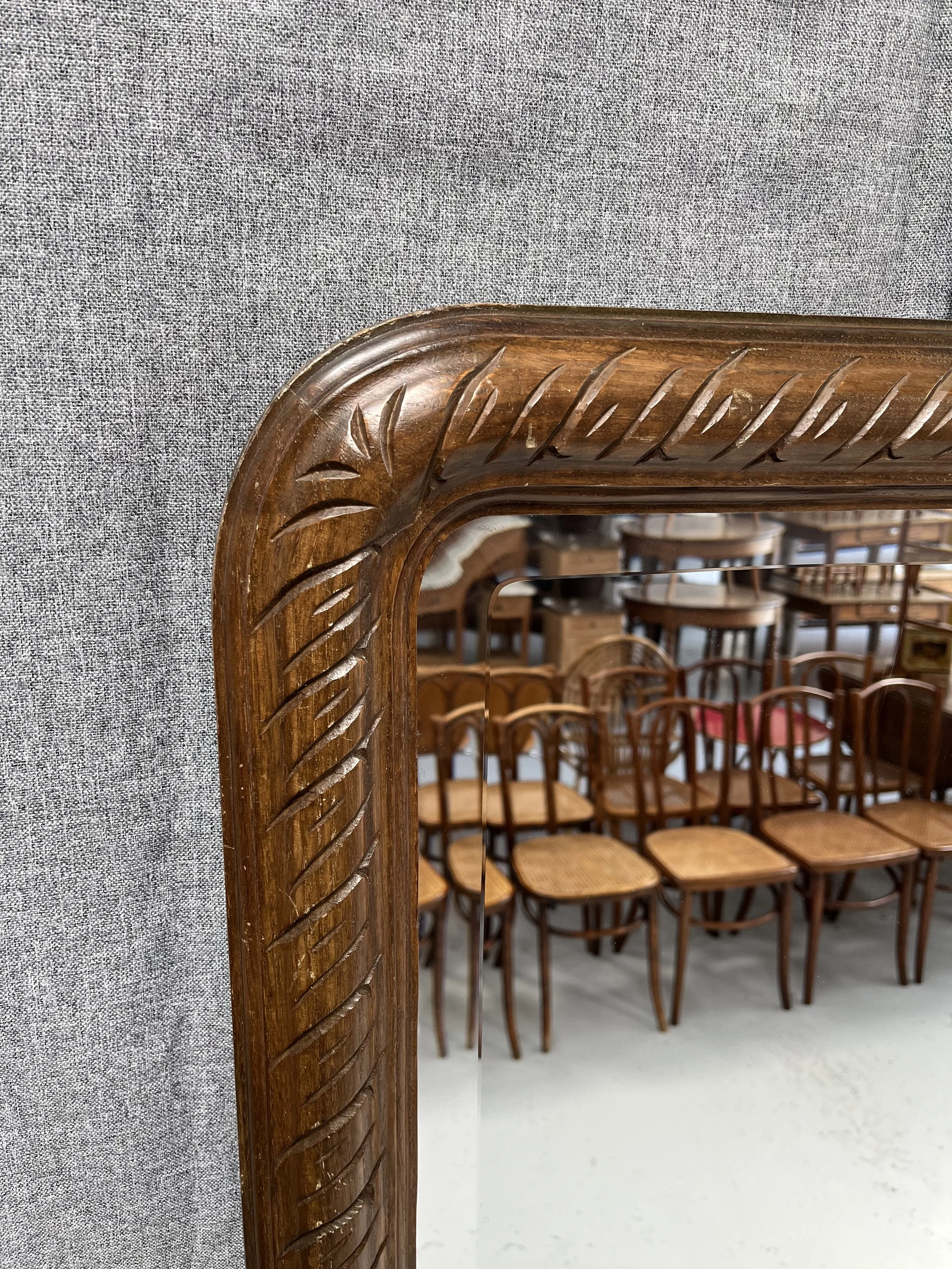 Secondhand vintage large mirror