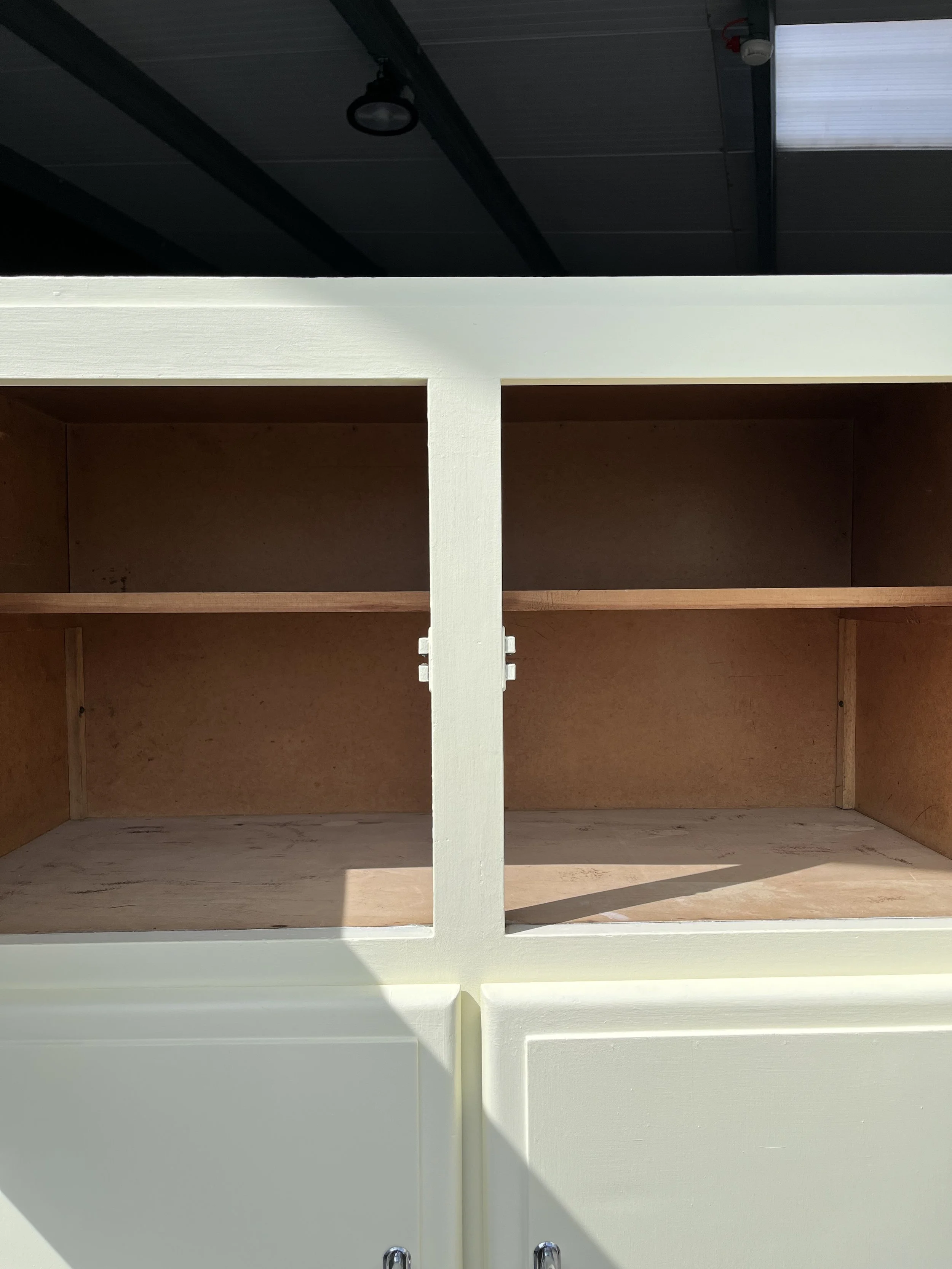 Secondhand vintage kitchen cabinet