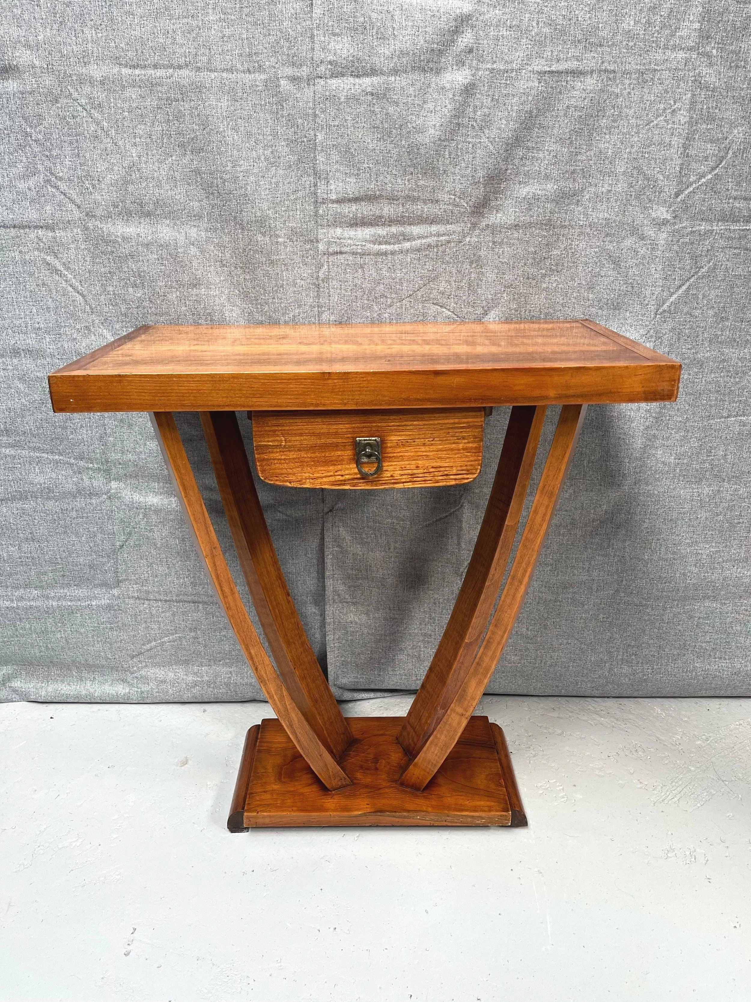 Secondhand vintage art deco console