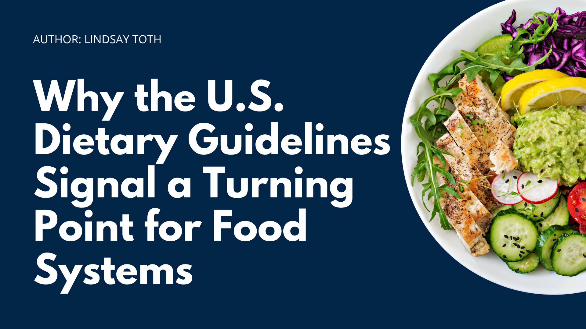 The Ripple Effects of U.S. Nutrition Policy on Canada’s Food System