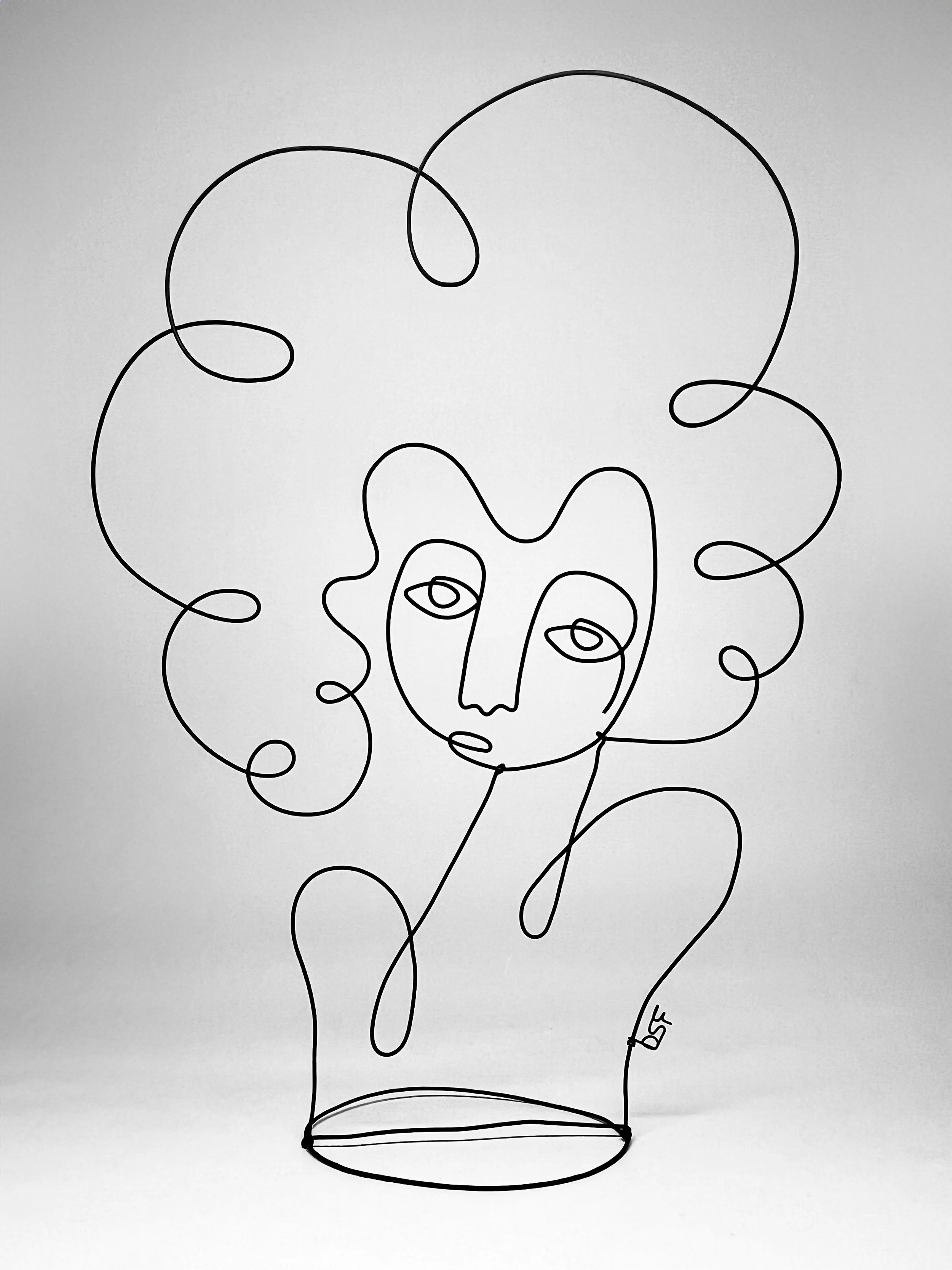 Flora 4, 2024, Steel, Acrylic, 16”x12”x4”