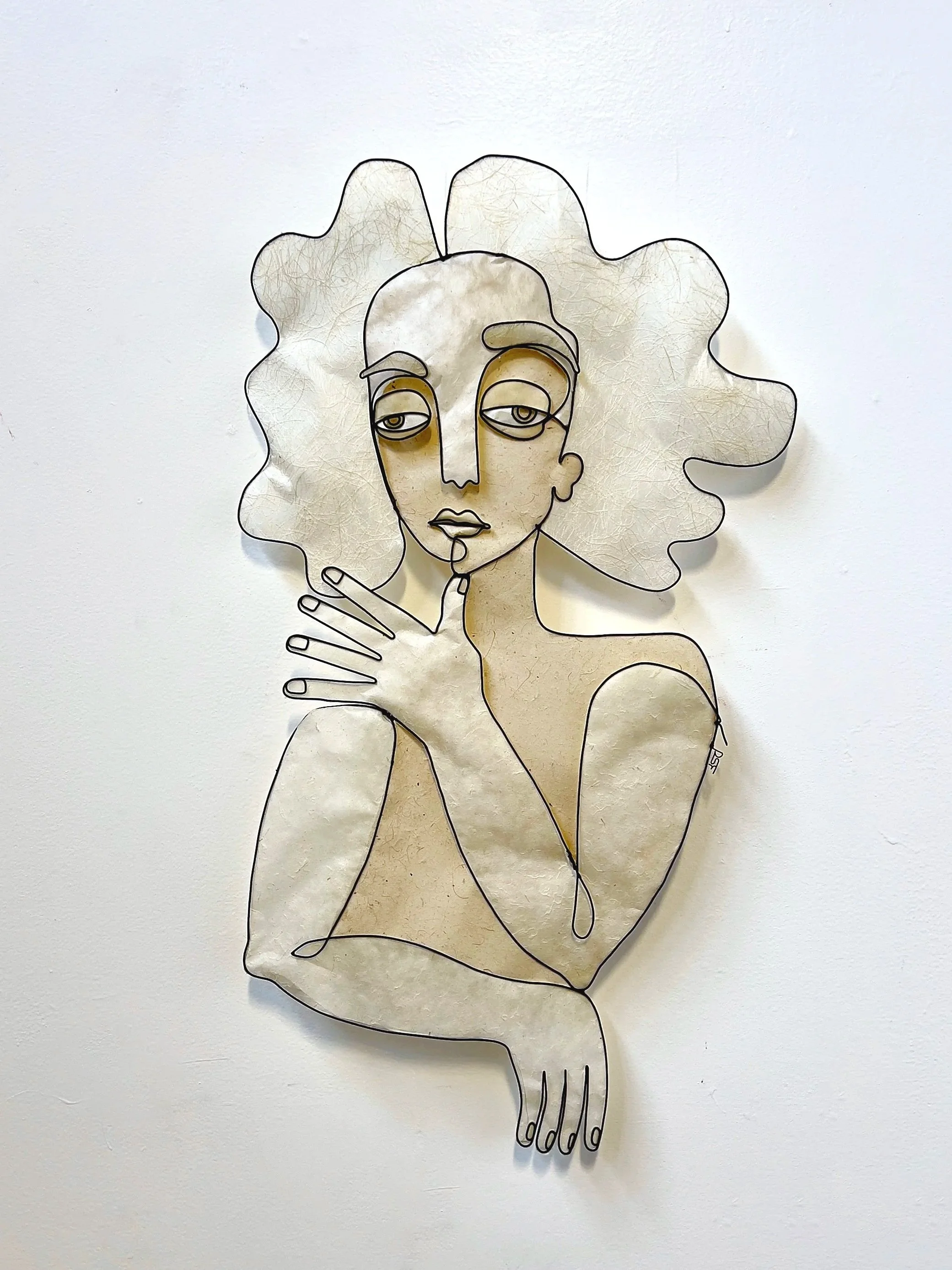 Paper Experiment 4, 2024, Powder Coated Steel, Paper, 36"x20"x4"