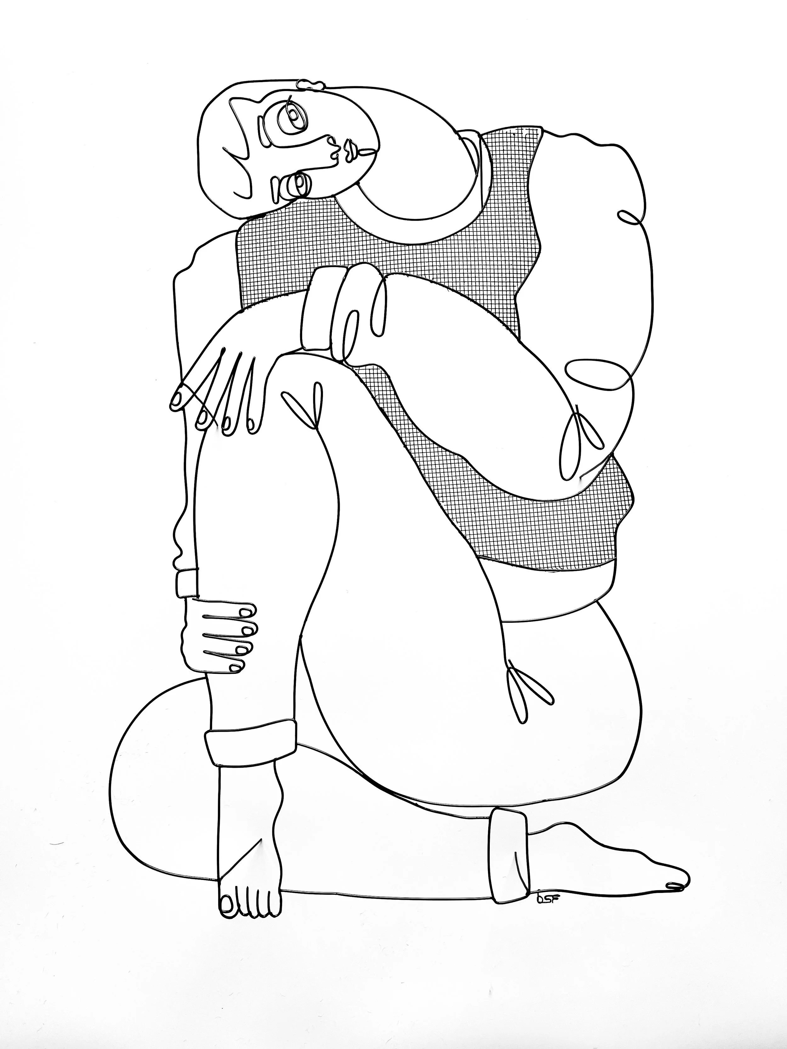 Sweatervest, Powder Coated Steel, 18”x27”x4”