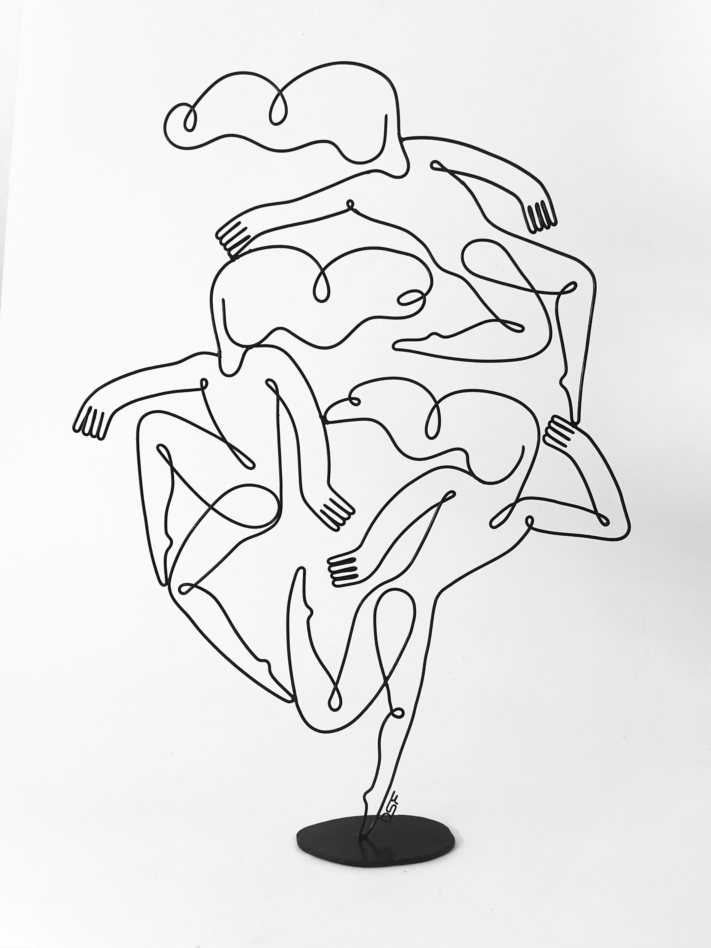 Falling 10 (Witches’ Sabbath), 2025, Powder Coated Steel, 13.5”x19”x3”
