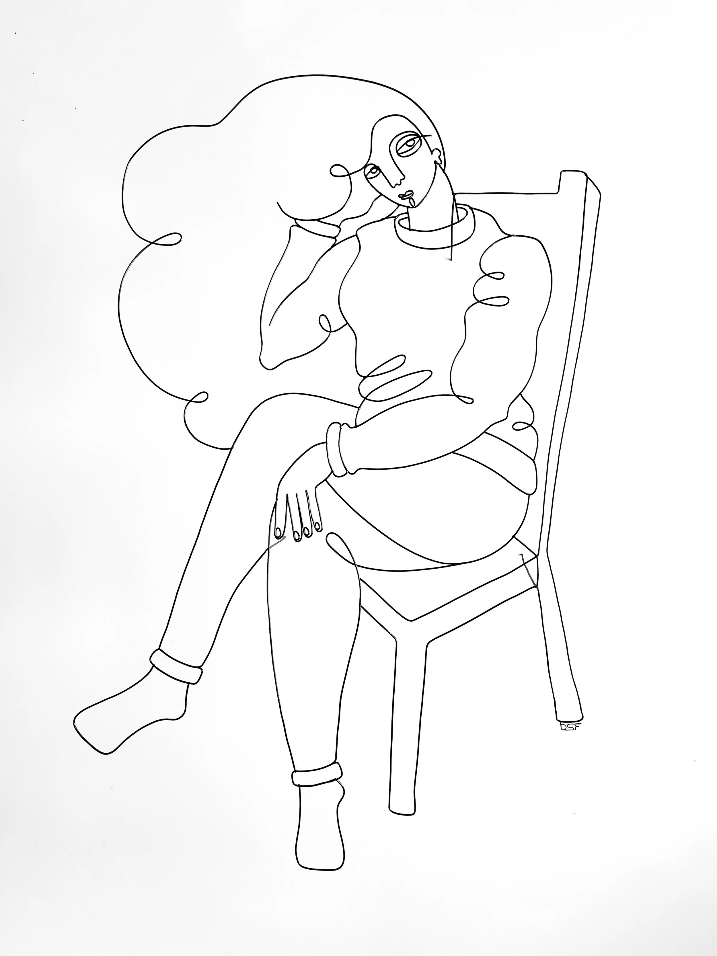 Tell Me More 2, 2026, Powder Coated Steel
37”x23”x4”