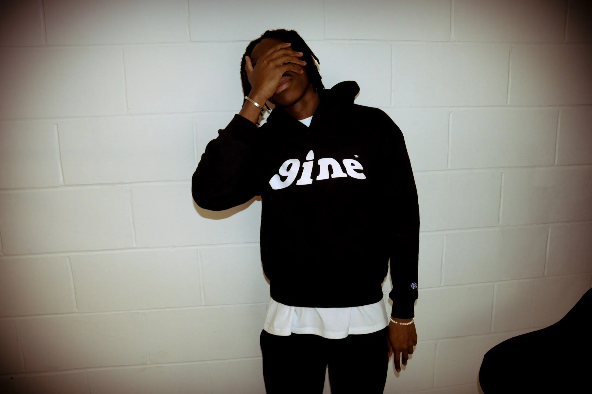 Black Flower Cross Tracksuit