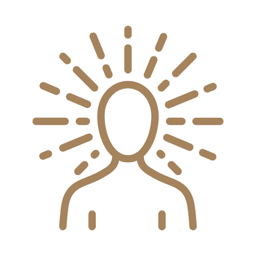 Icon representing anxiety and burnout therapy, helping individuals manage stress and emotional overwhelm