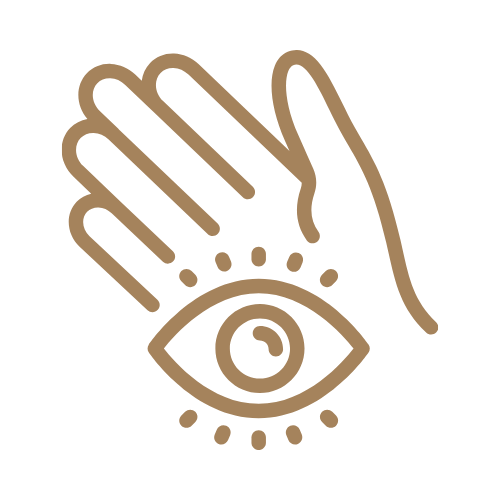 Icon representing bilateral stimulation and eye movements in EMDR Therapy