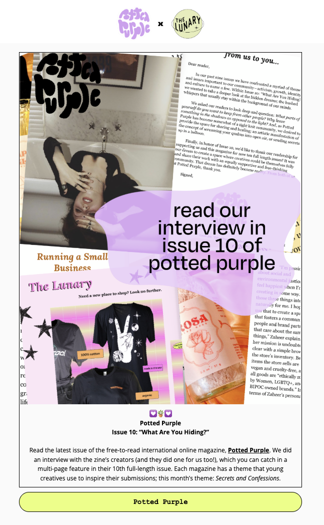 Feature in Zine
