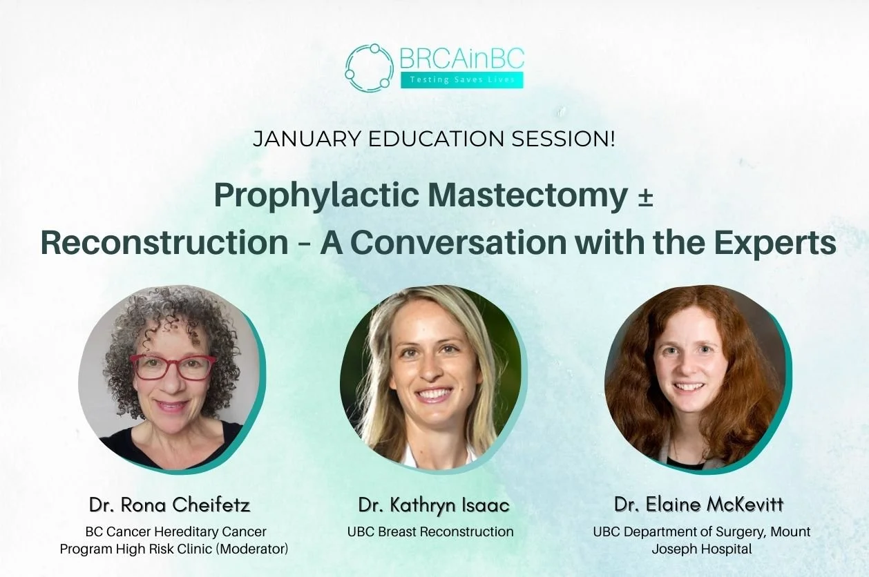 Prophylactic Mastectomy ± Reconstruction – A Conversation with the Experts